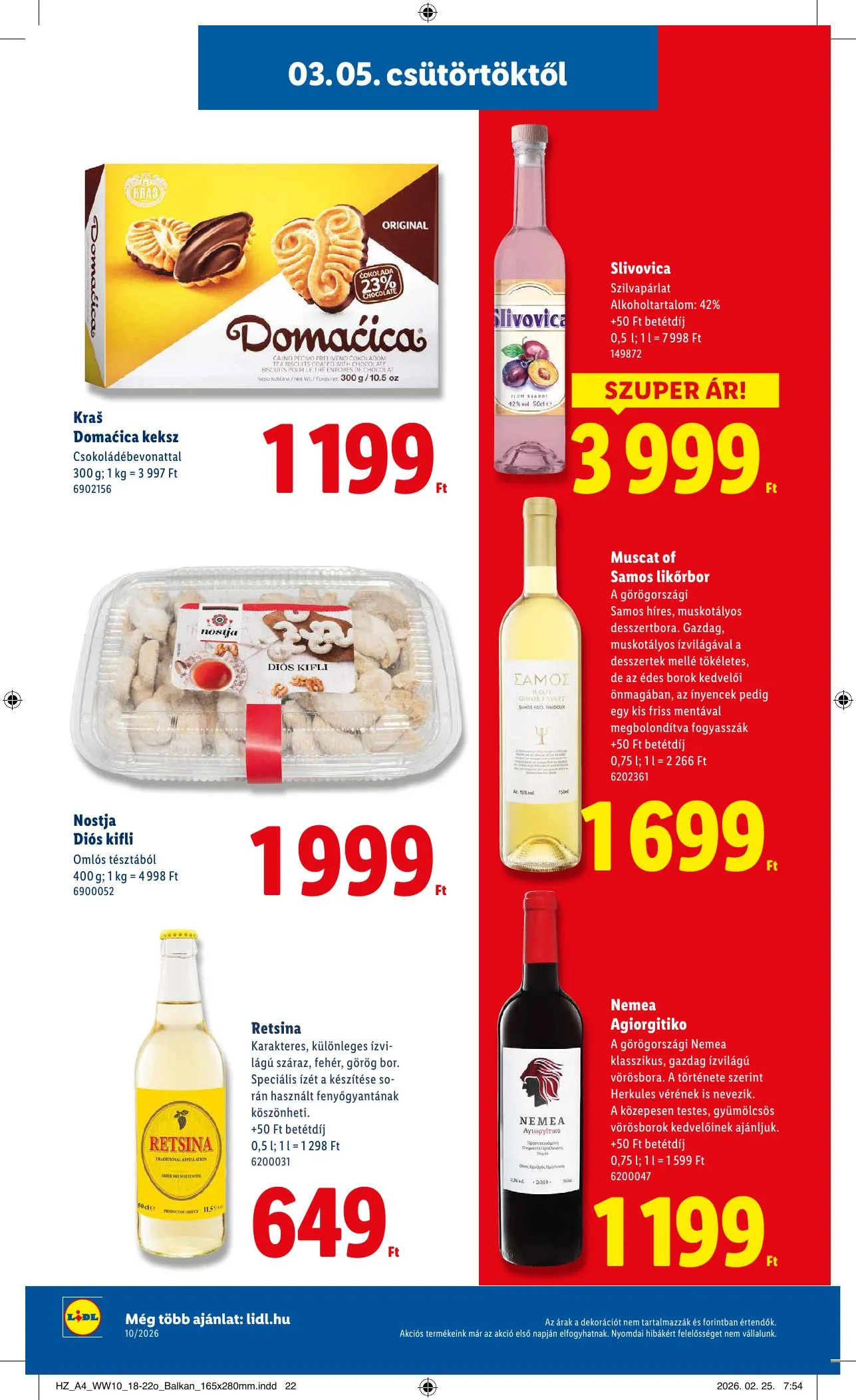 Lidl akciós újság 03.05–03.11 – 22. oldal