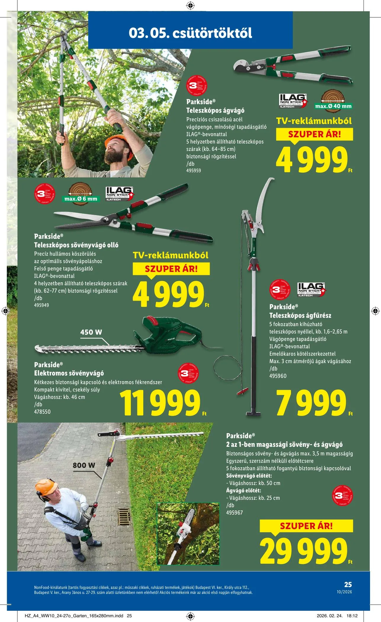 Lidl akciós újság 03.05–03.11 – 25. oldal