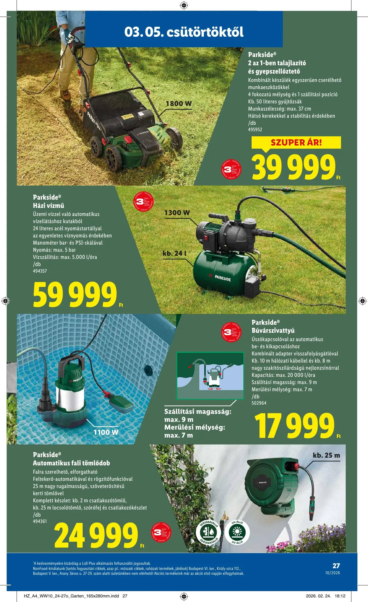Lidl akciós újság 03.05–03.11 – 27. oldal
