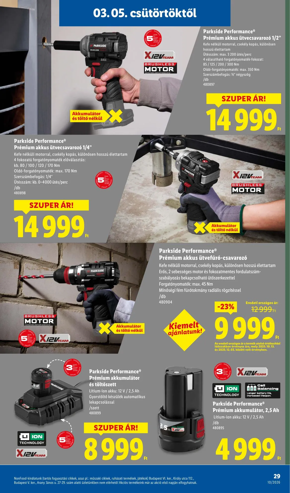 Lidl akciós újság 03.05–03.11 – 29. oldal