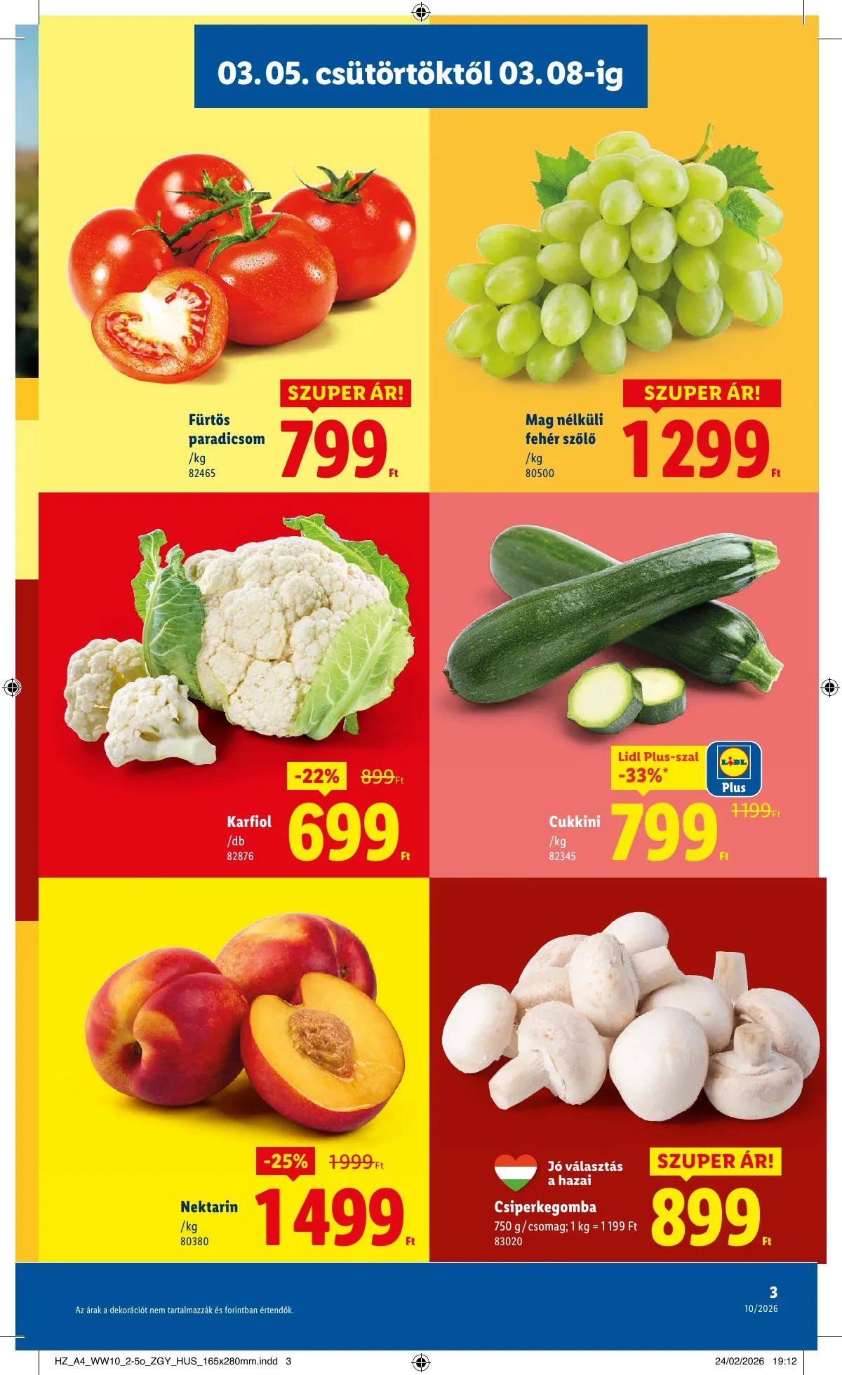 Lidl akciós újság 03.05–03.11 – 3. oldal