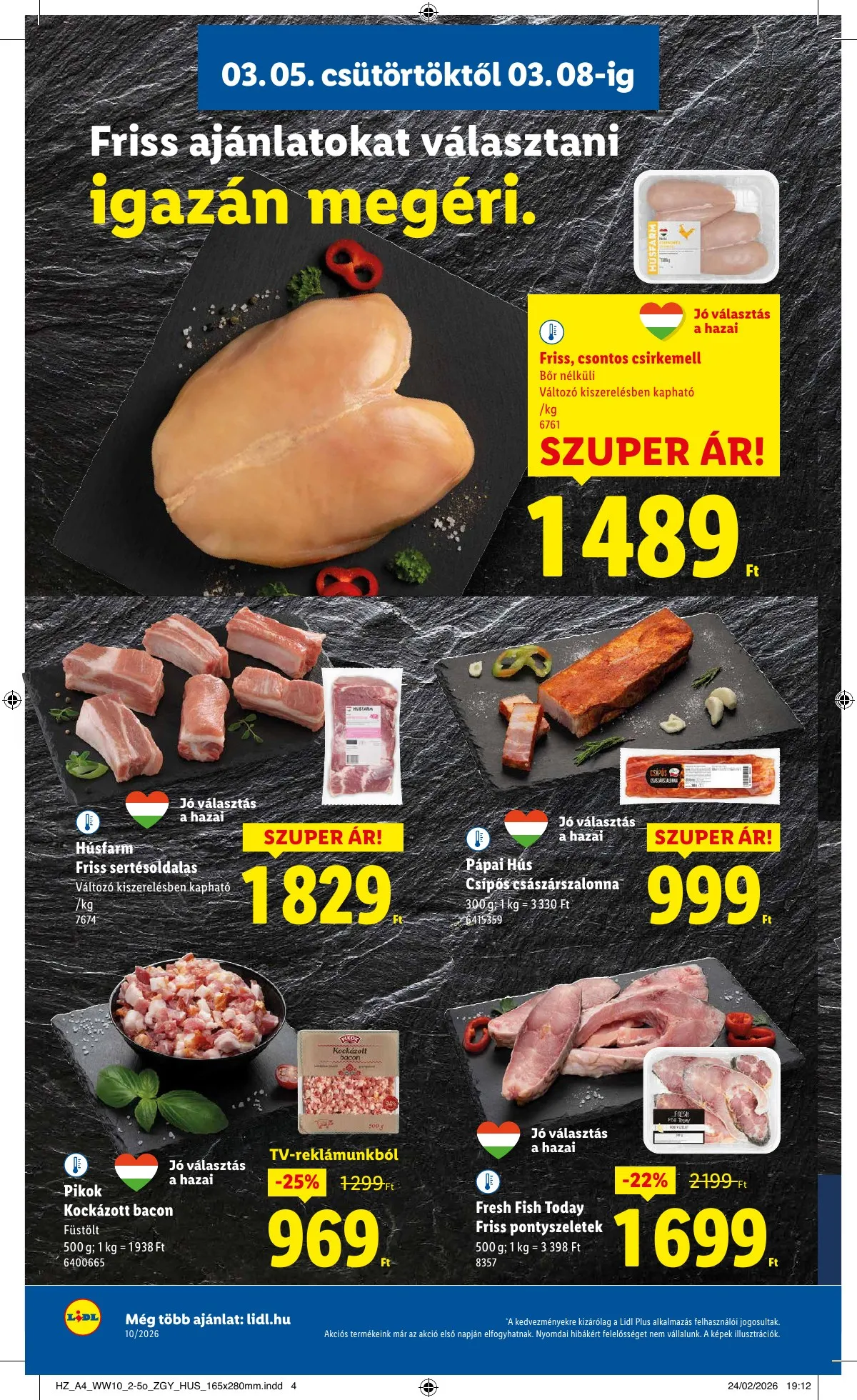 Lidl akciós újság 03.05–03.11 – 4. oldal