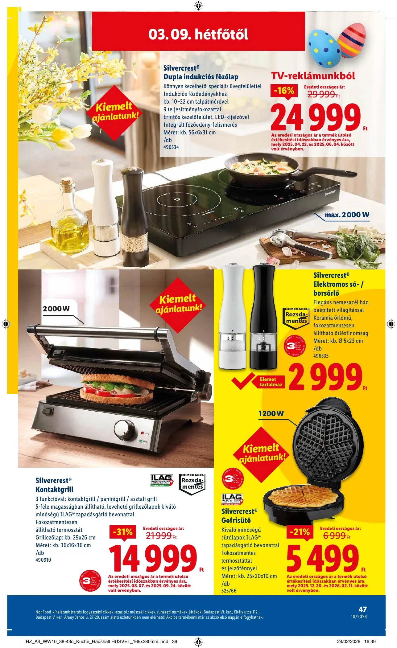 Lidl akciós újság 03.05–03.11 – 47. oldal