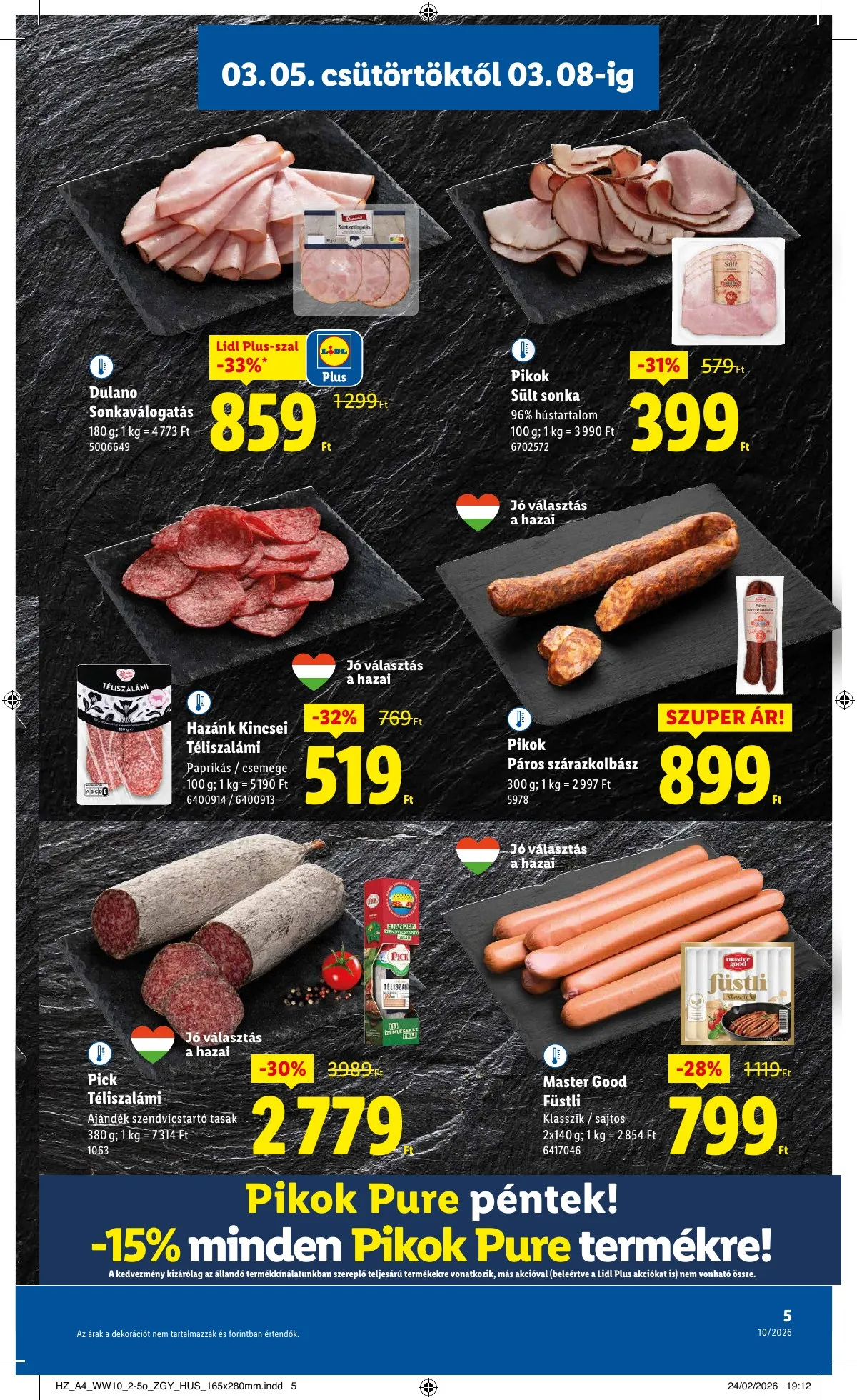 Lidl akciós újság 03.05–03.11 – 5. oldal