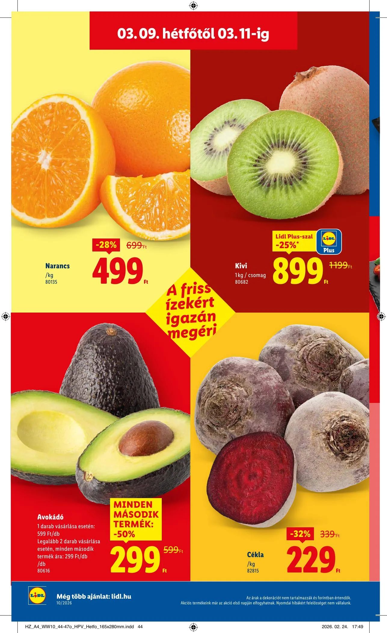 Lidl akciós újság 03.05–03.11 – 52. oldal
