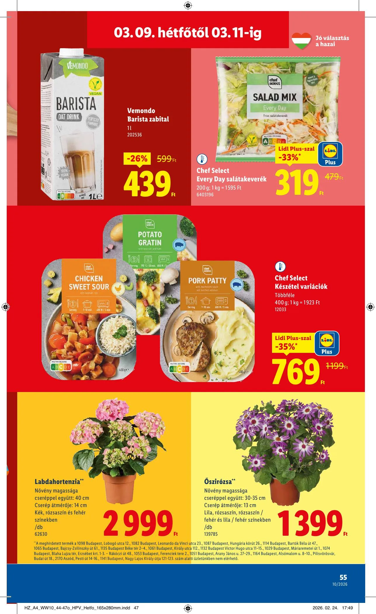 Lidl akciós újság 03.05–03.11 – 55. oldal