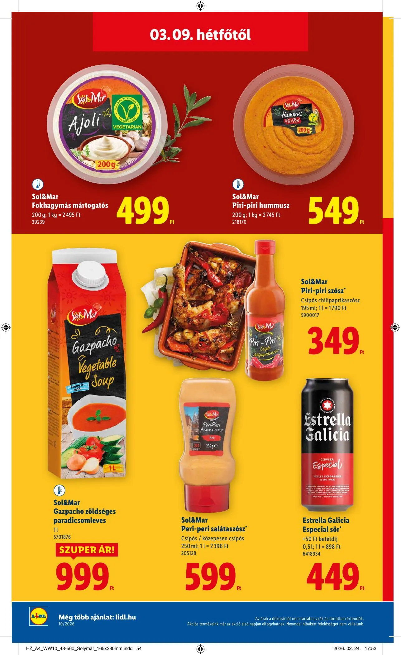 Lidl akciós újság 03.05–03.11 – 62. oldal