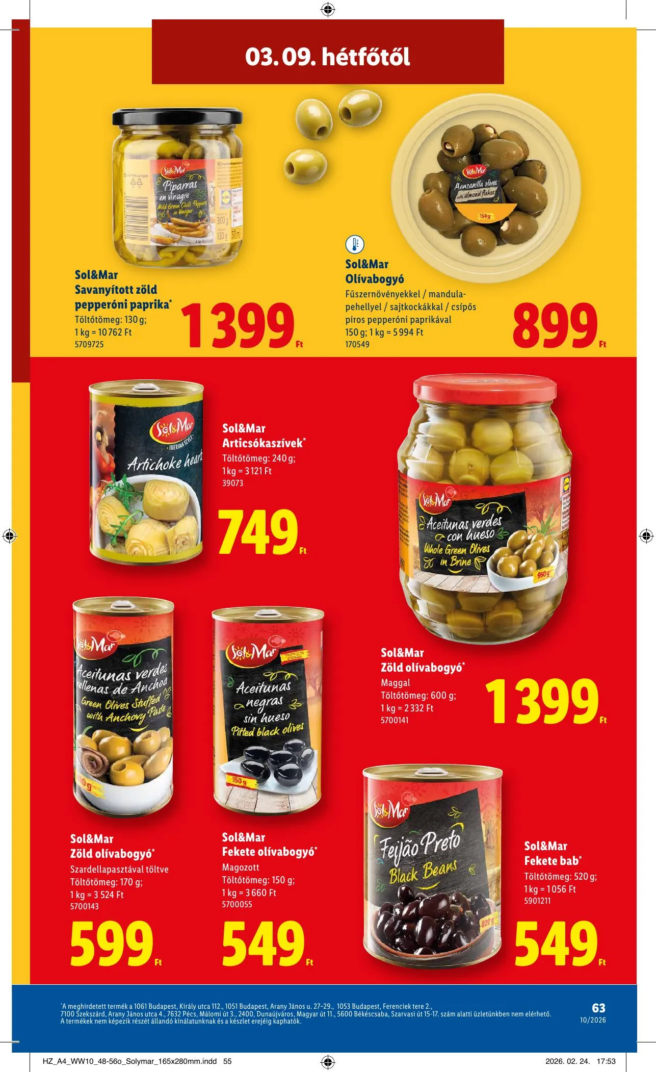 Lidl akciós újság 03.05–03.11 – 63. oldal