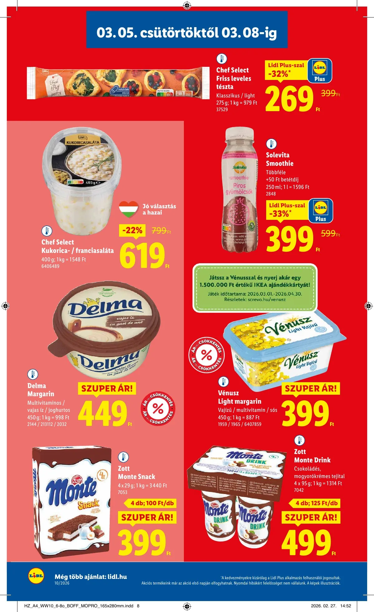 Lidl akciós újság 03.05–03.11 – 8. oldal