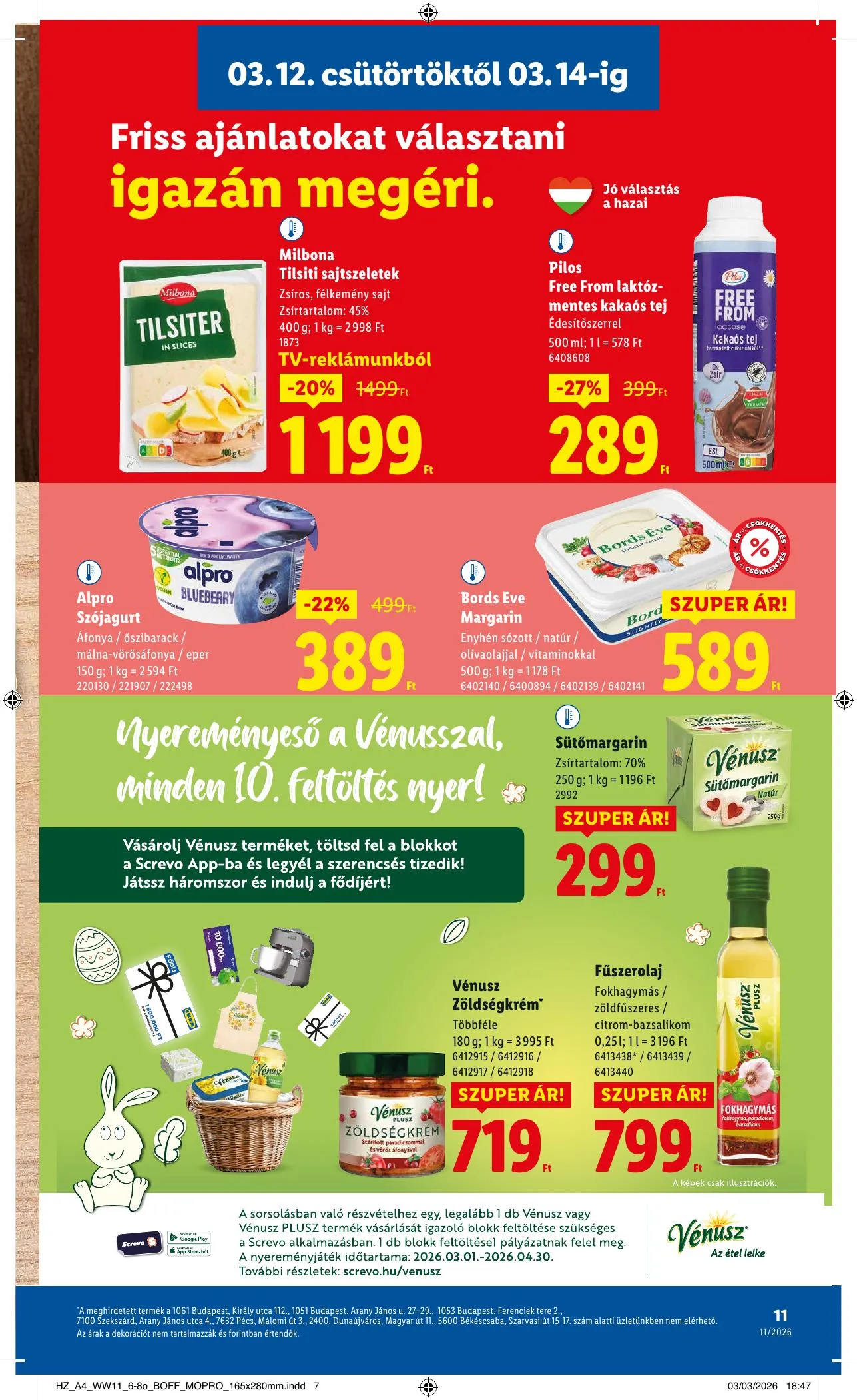Lidl akciós újság 03.12–03.18 – 11. oldal