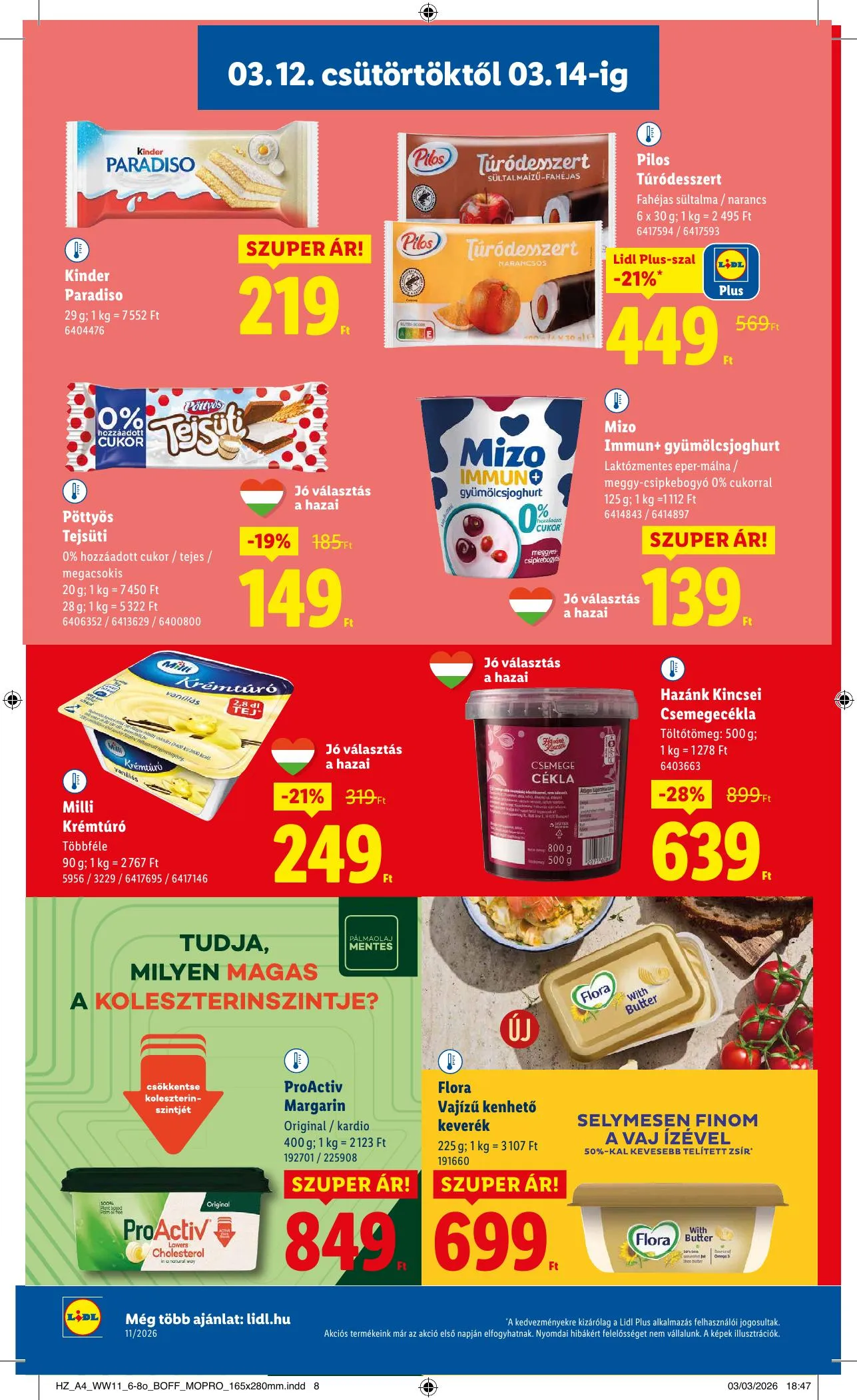 Lidl akciós újság 03.12–03.18 – 12. oldal