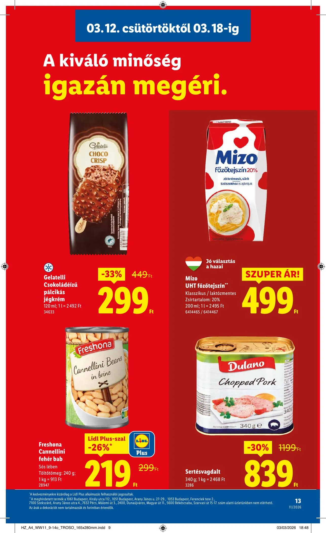 Lidl akciós újság 03.12–03.18 – 13. oldal