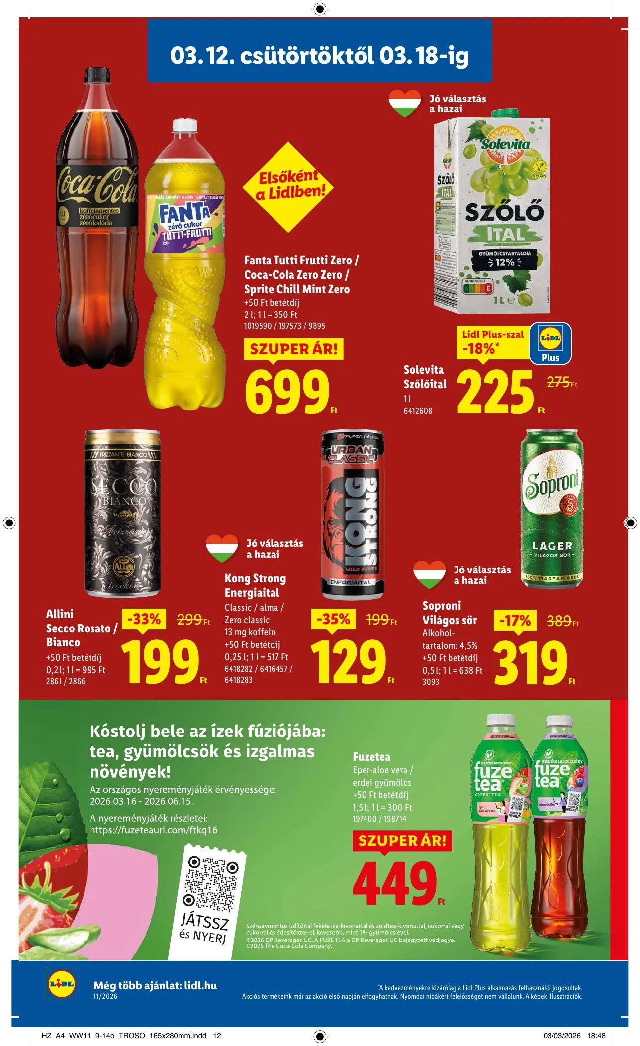 Lidl akciós újság 03.12–03.18 – 16. oldal