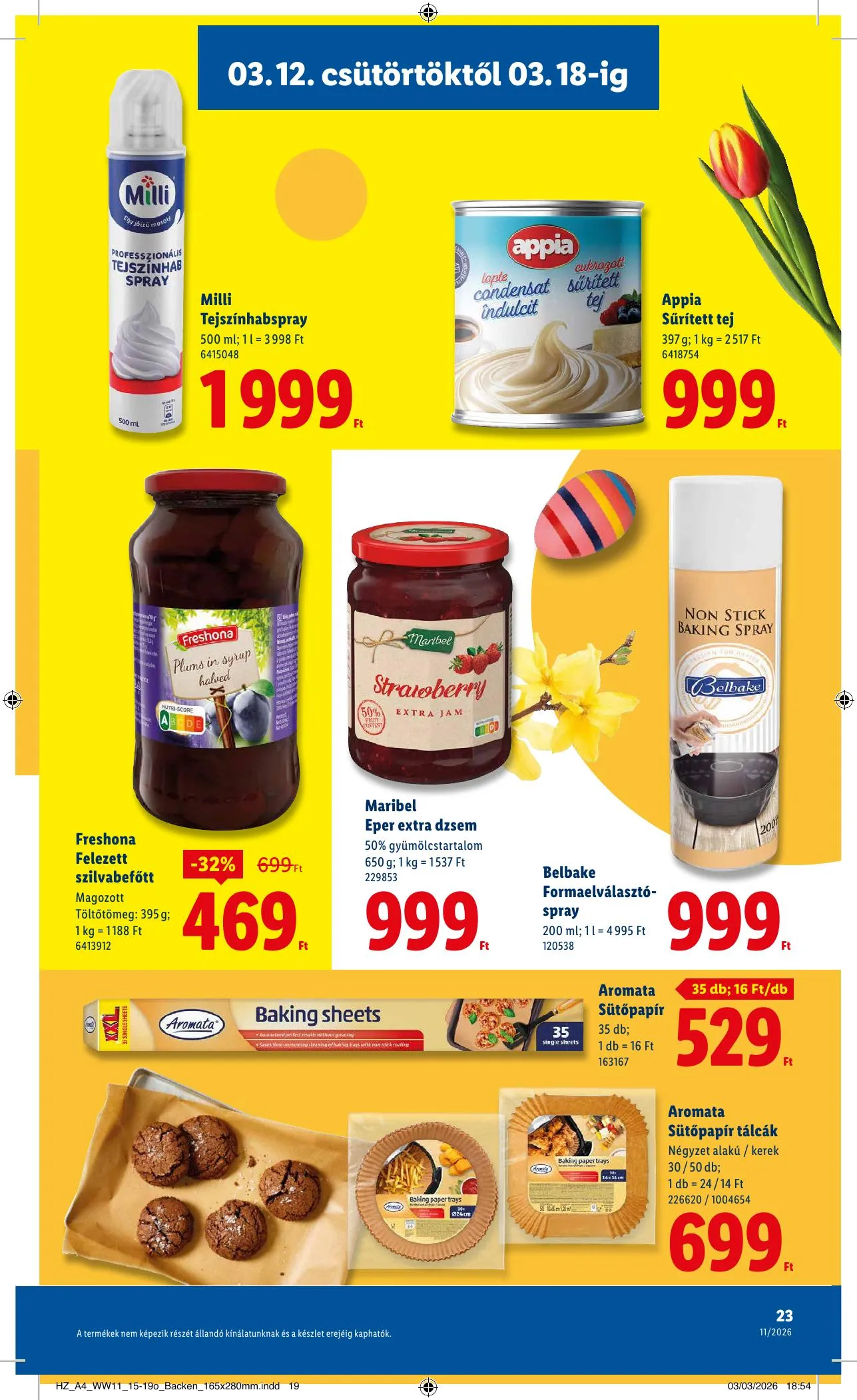 Lidl akciós újság 03.12–03.18 – 23. oldal