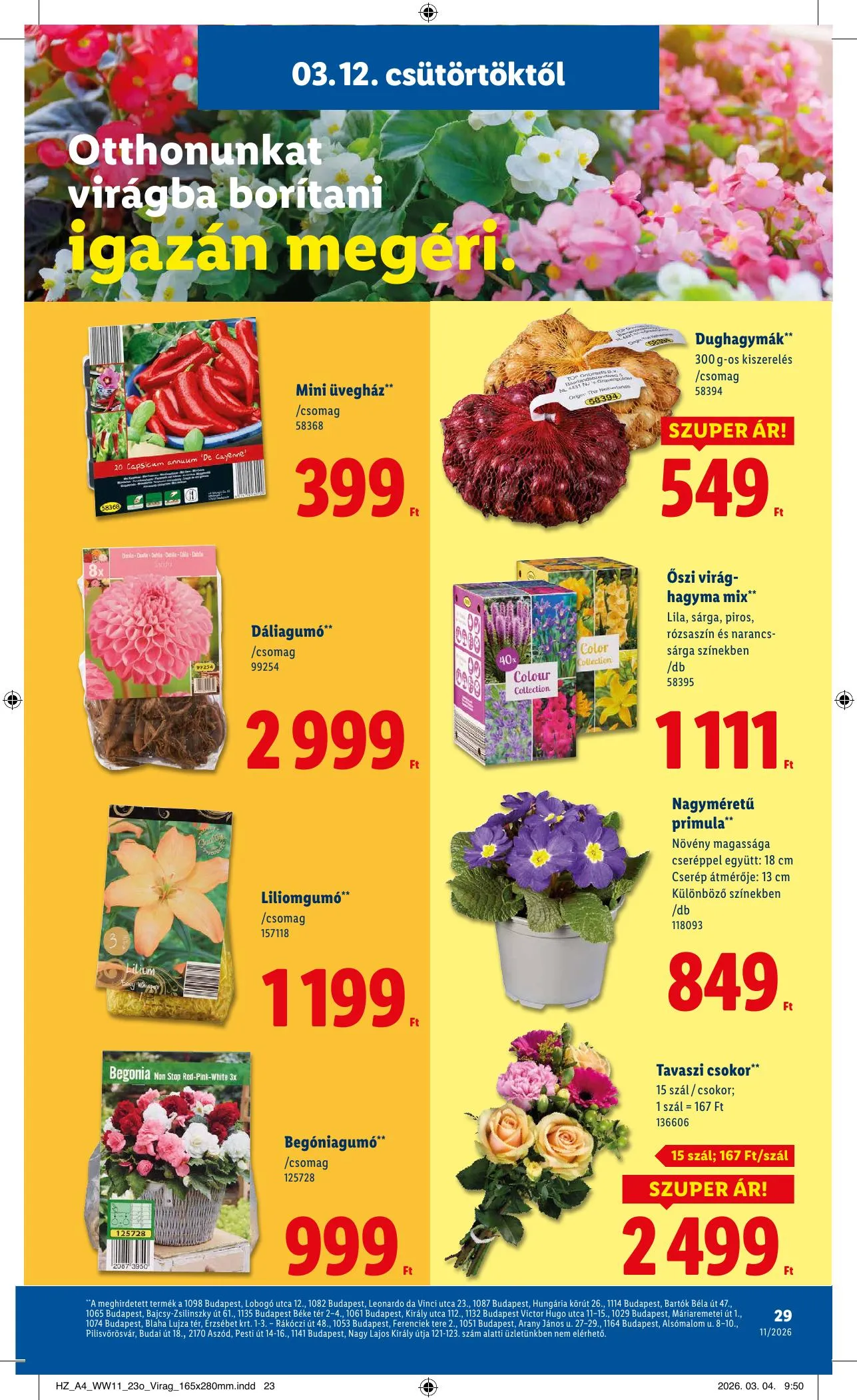 Lidl akciós újság 03.12–03.18 – 29. oldal