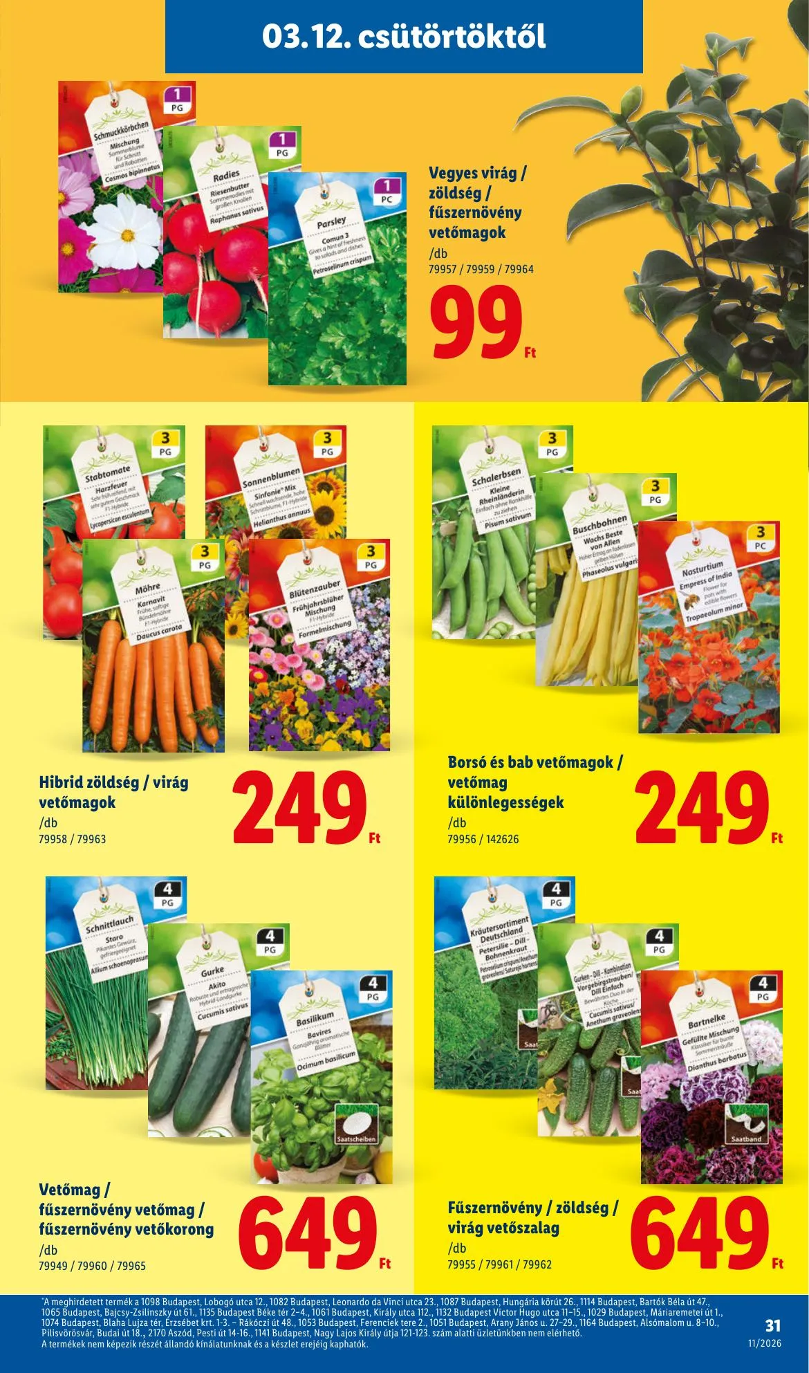 Lidl akciós újság 03.12–03.18 – 31. oldal