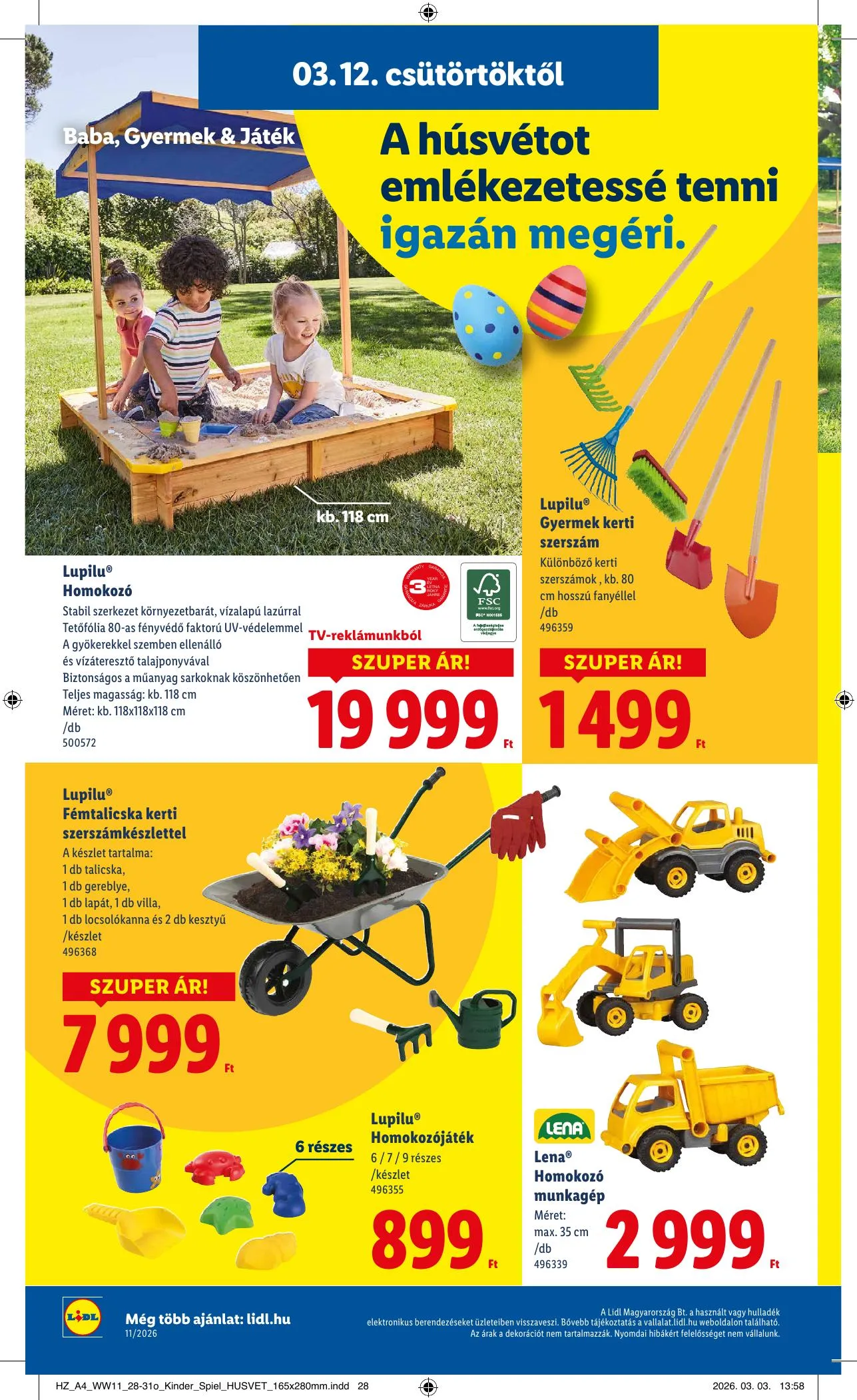 Lidl akciós újság 03.12–03.18 – 38. oldal