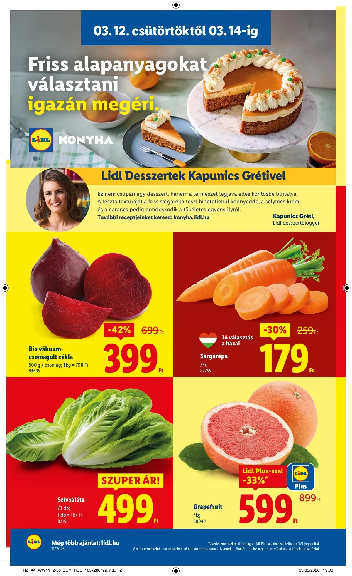 Lidl akciós újság 03.12–03.18 – 4. oldal