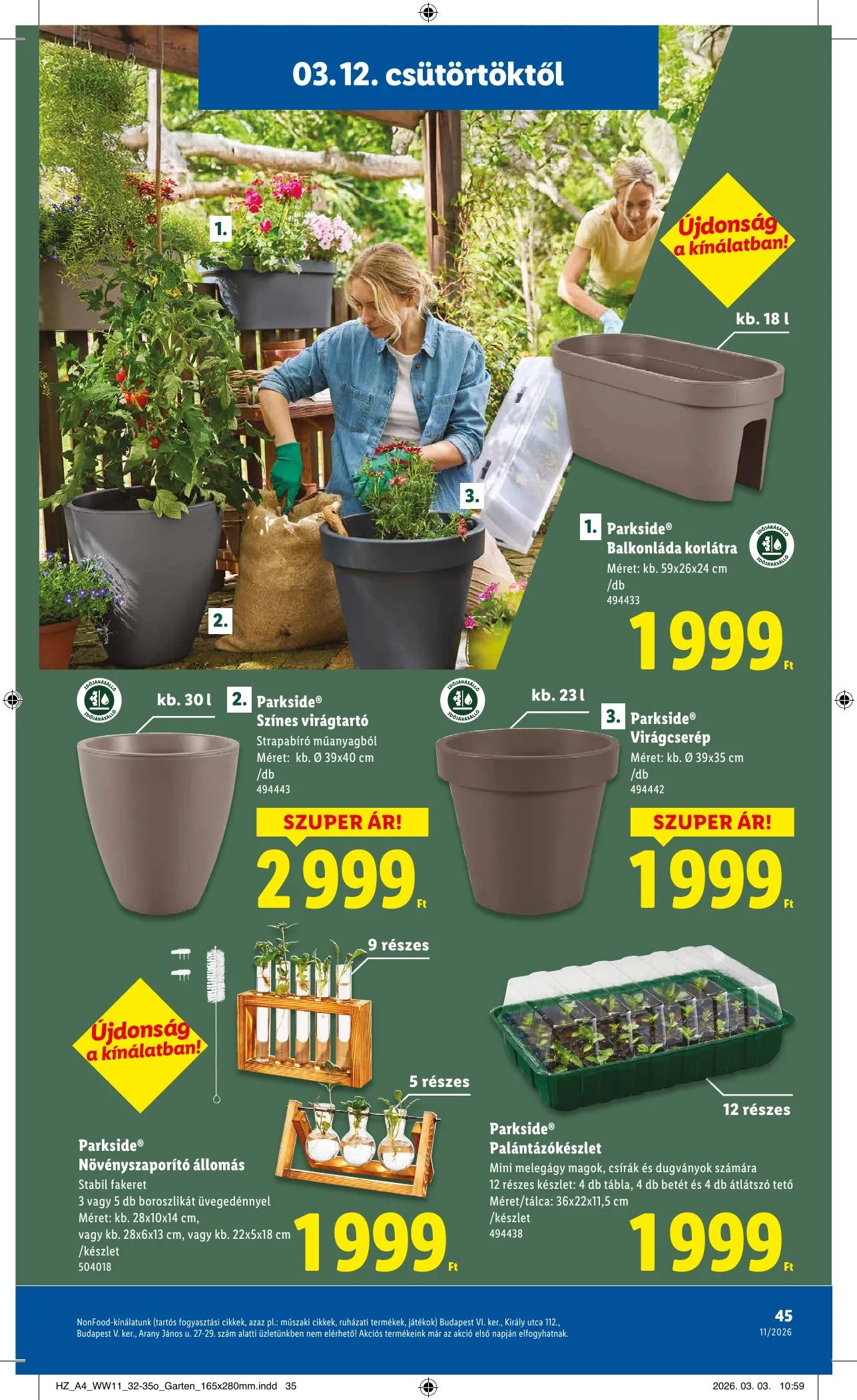 Lidl akciós újság 03.12–03.18 – 45. oldal