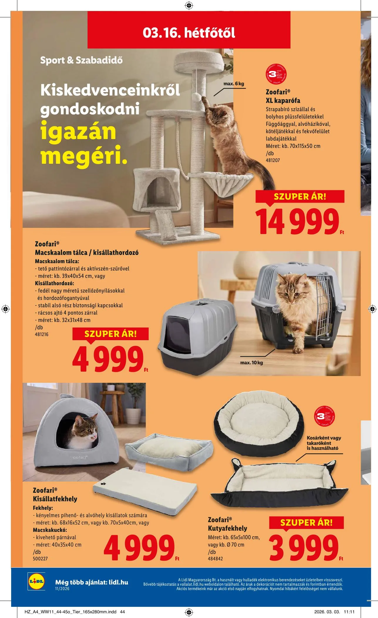 Lidl akciós újság 03.12–03.18 – 62. oldal