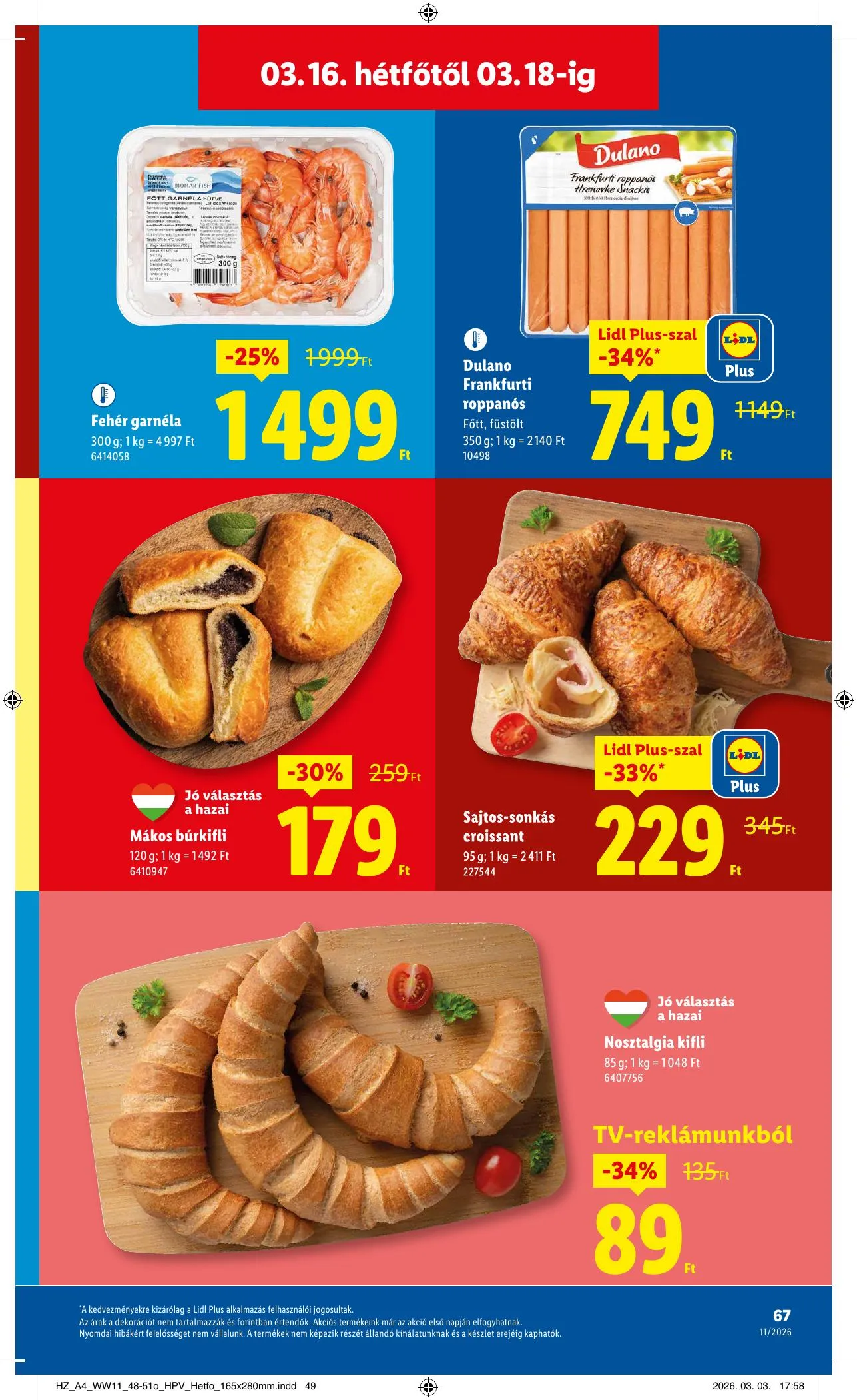 Lidl akciós újság 03.12–03.18 – 67. oldal