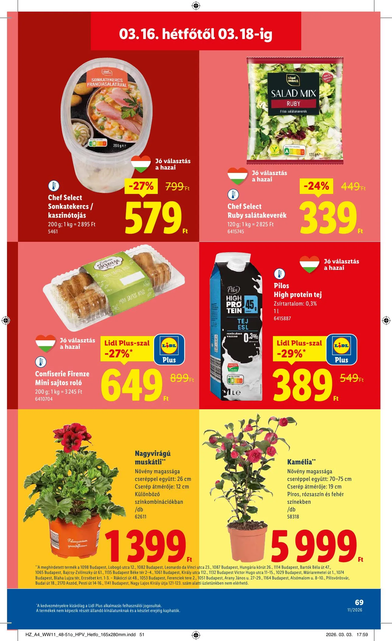 Lidl akciós újság 03.12–03.18 – 69. oldal