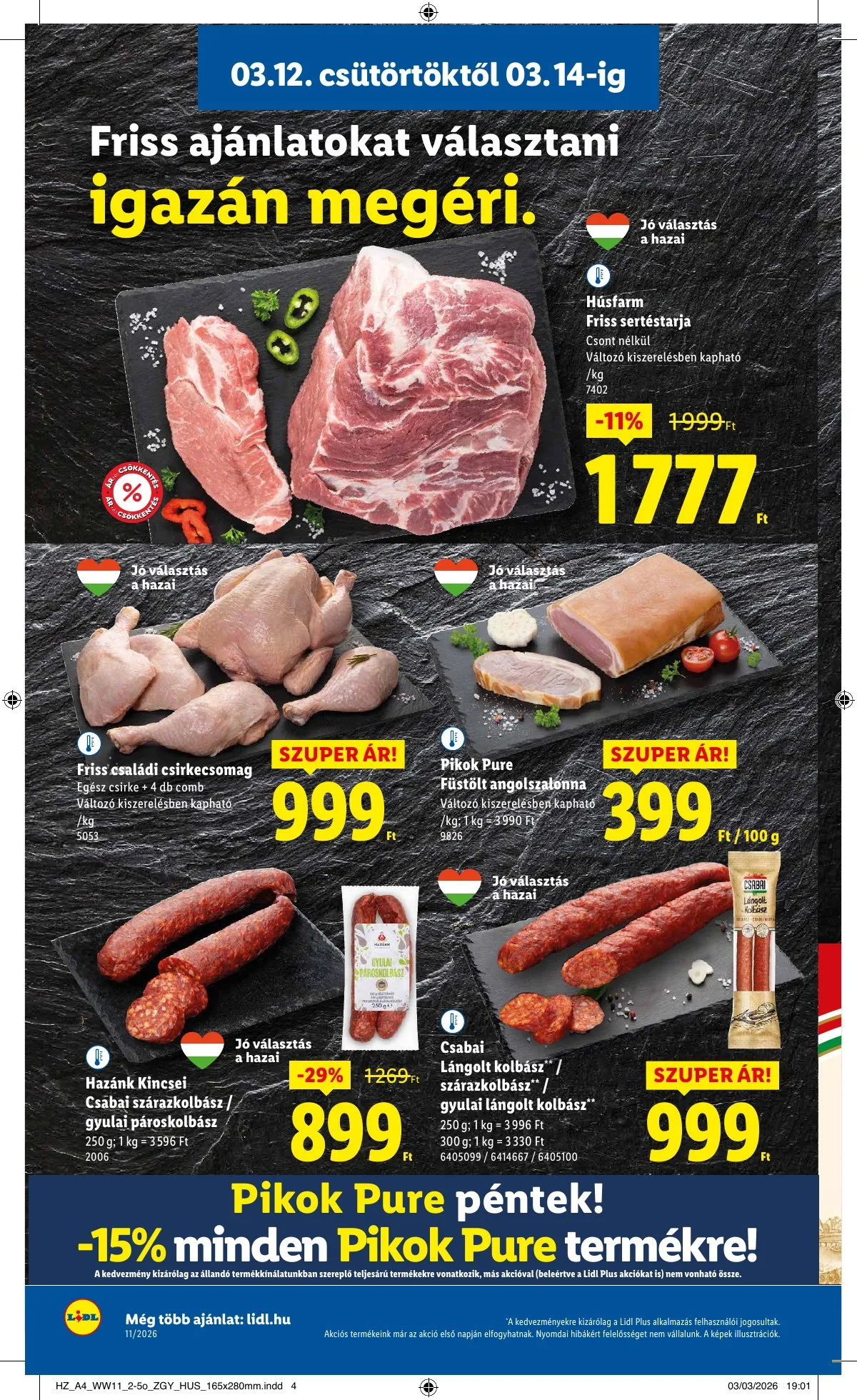 Lidl akciós újság 03.12–03.18 – 8. oldal