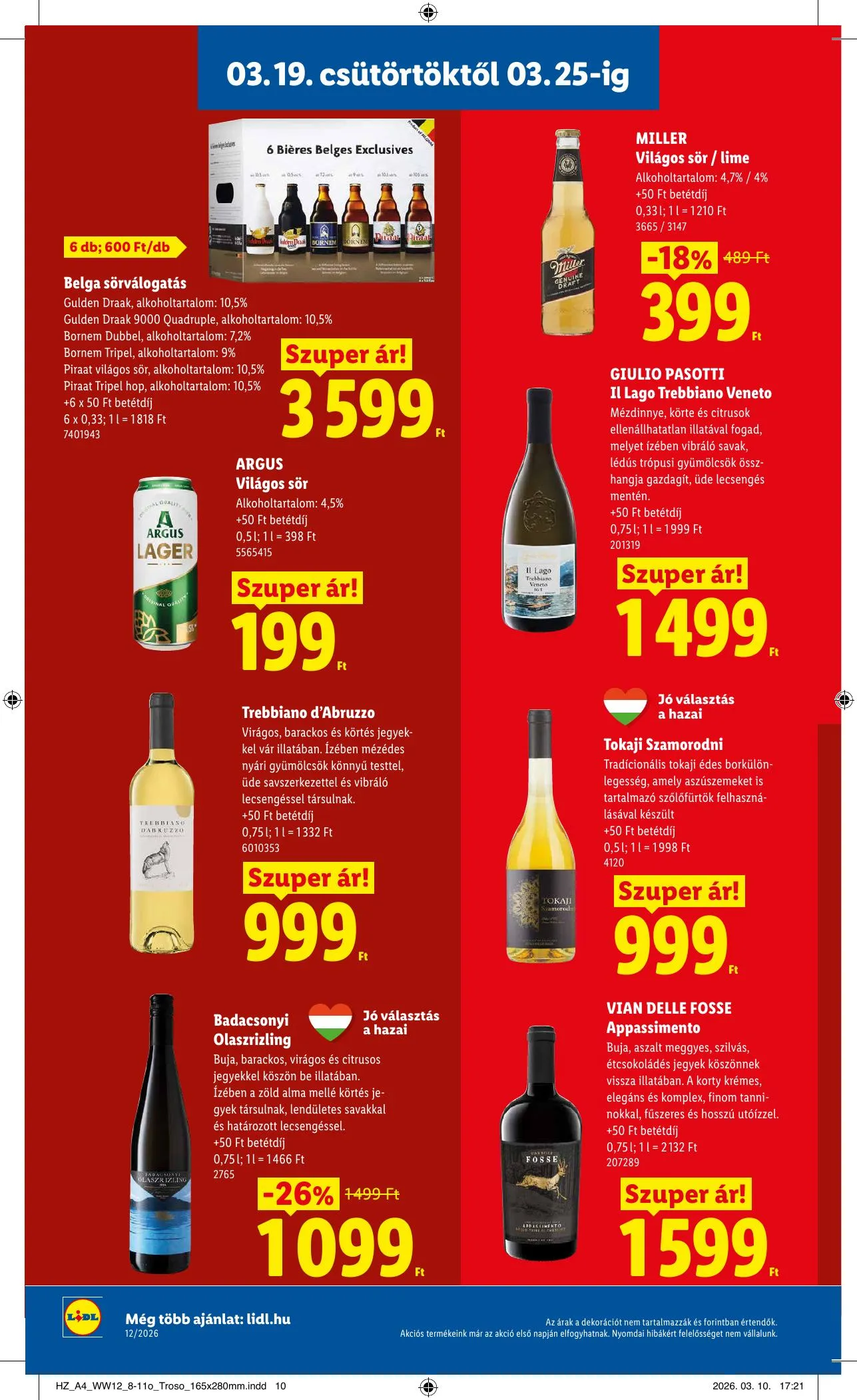 Lidl akciós újság 03.19–03.25 – 12. oldal