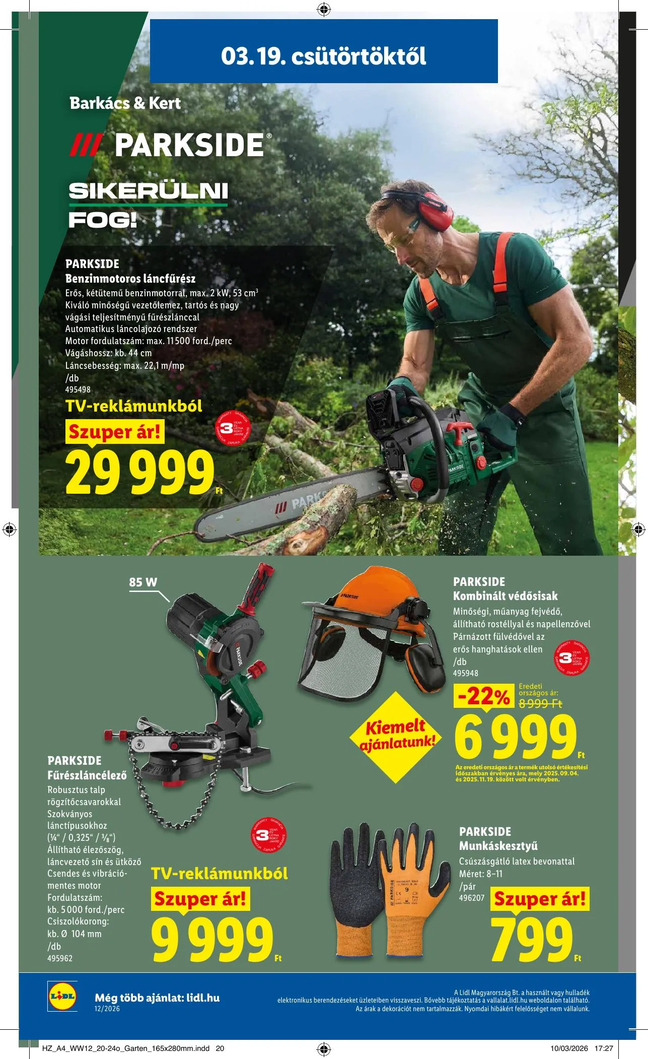 Lidl akciós újság 03.19–03.25 – 22. oldal