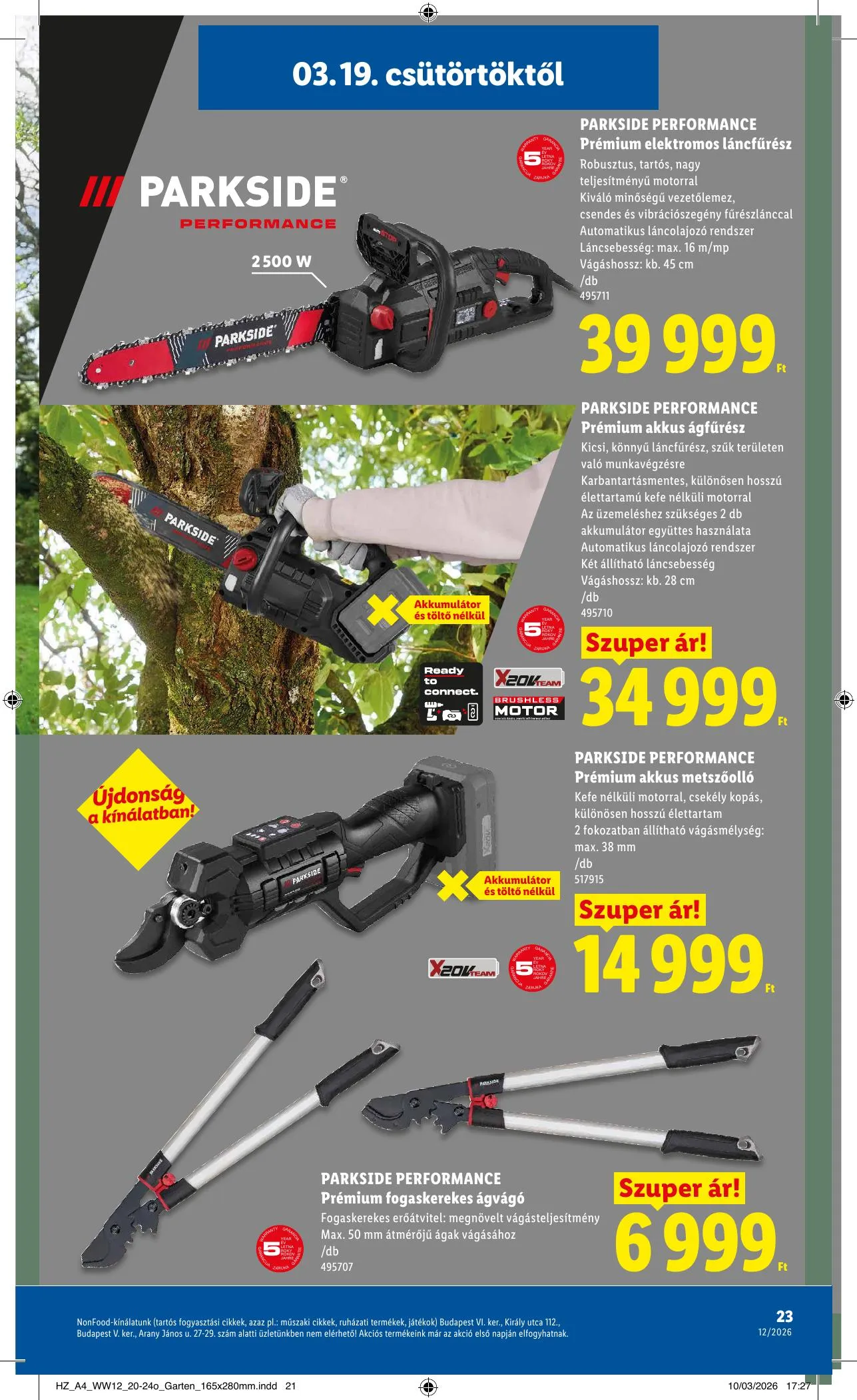 Lidl akciós újság 03.19–03.25 – 23. oldal
