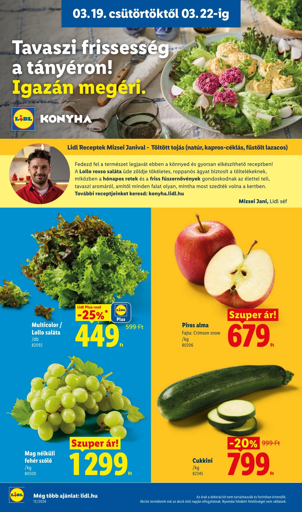 Lidl akciós újság 03.19–03.25 – 4. oldal