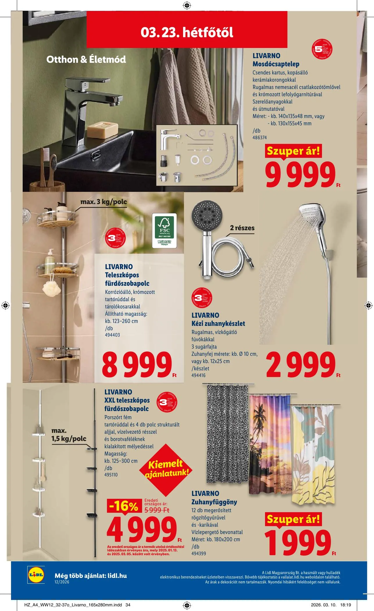 Lidl akciós újság 03.19–03.25 – 40. oldal
