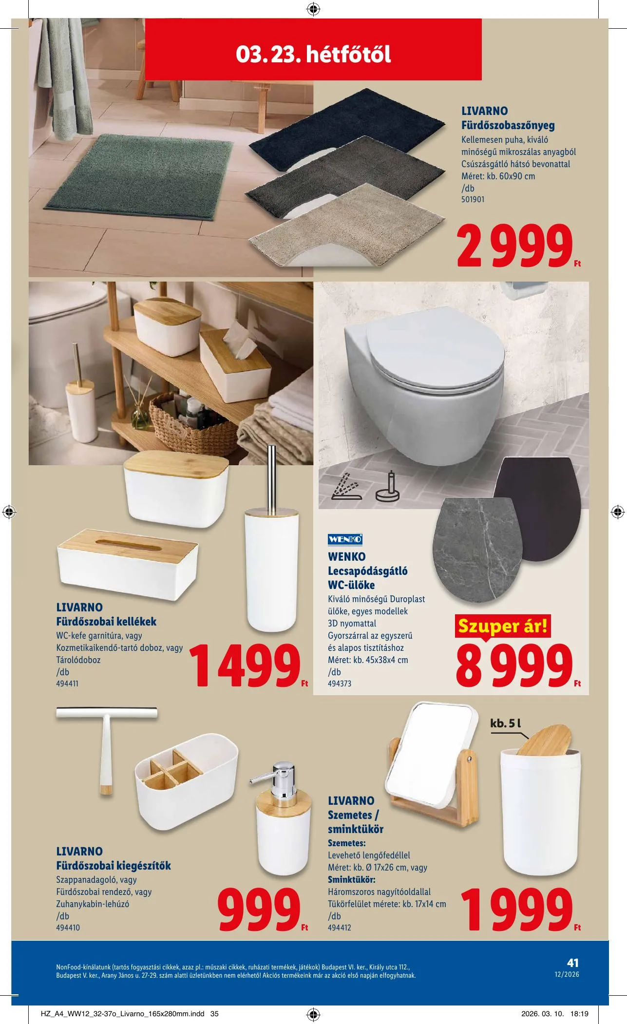 Lidl akciós újság 03.19–03.25 – 41. oldal