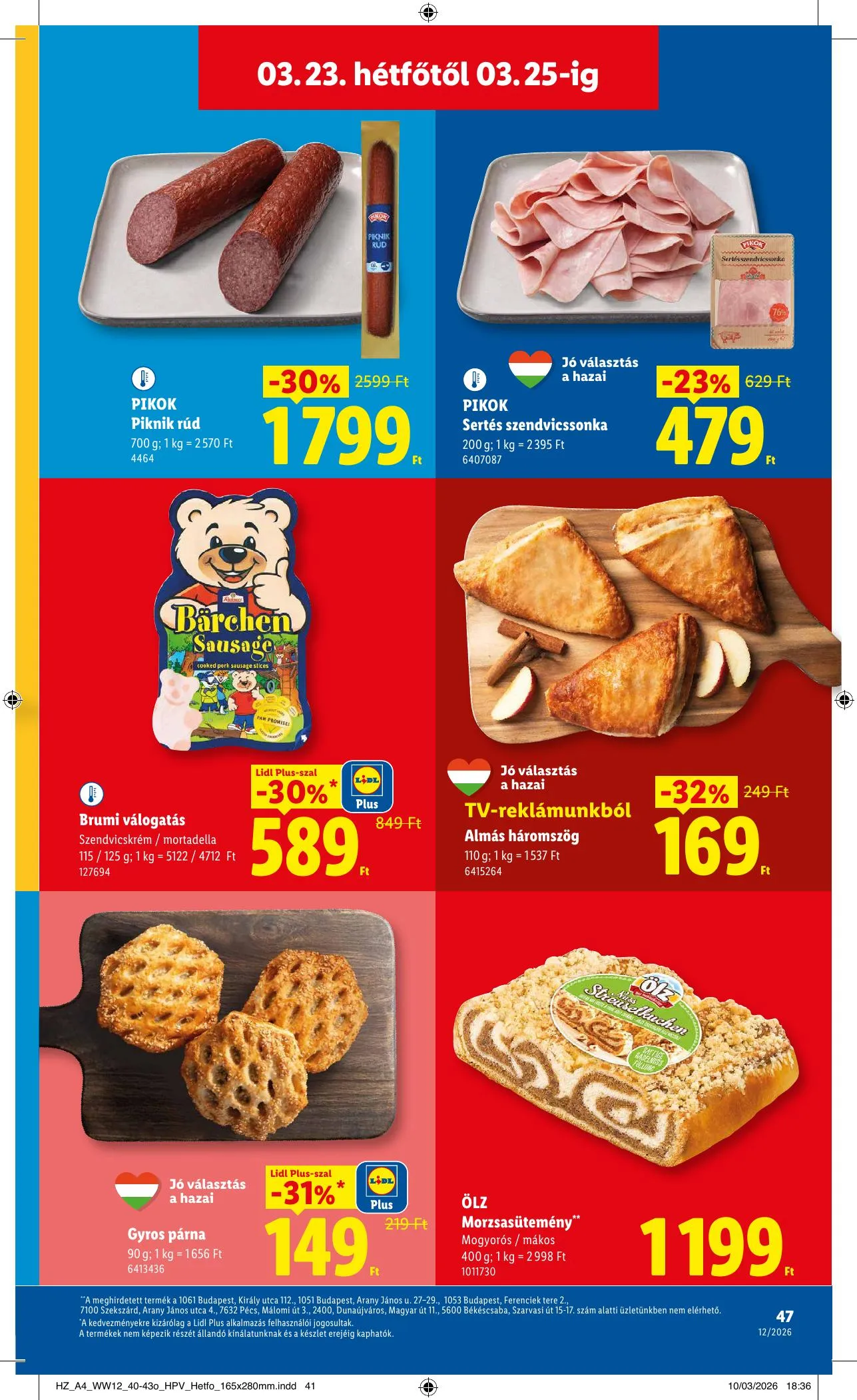 Lidl akciós újság 03.19–03.25 – 47. oldal