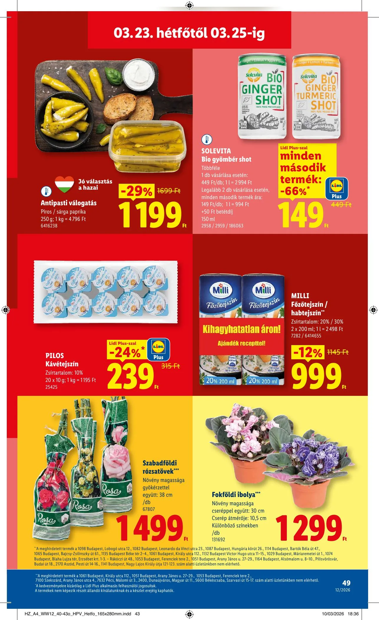Lidl akciós újság 03.19–03.25 – 49. oldal