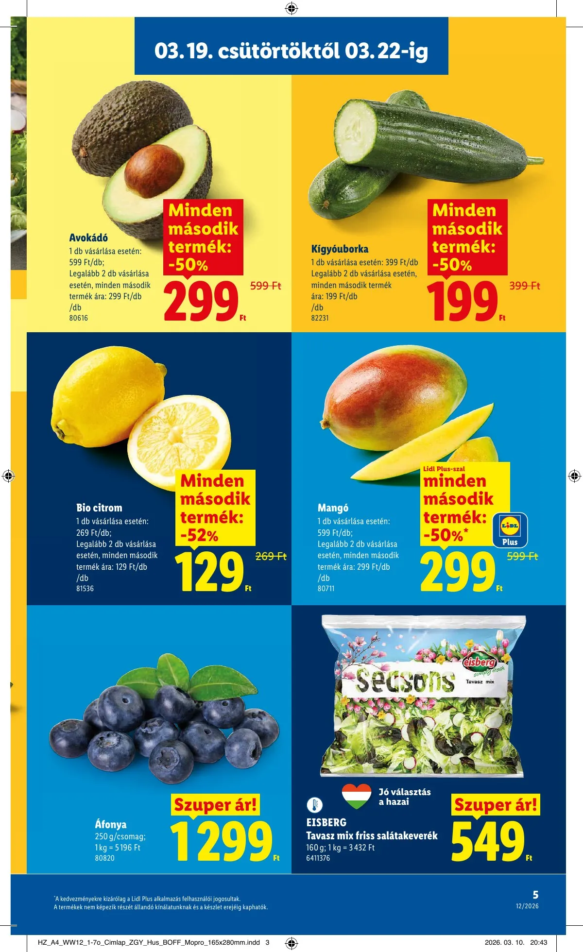Lidl akciós újság 03.19–03.25 – 5. oldal