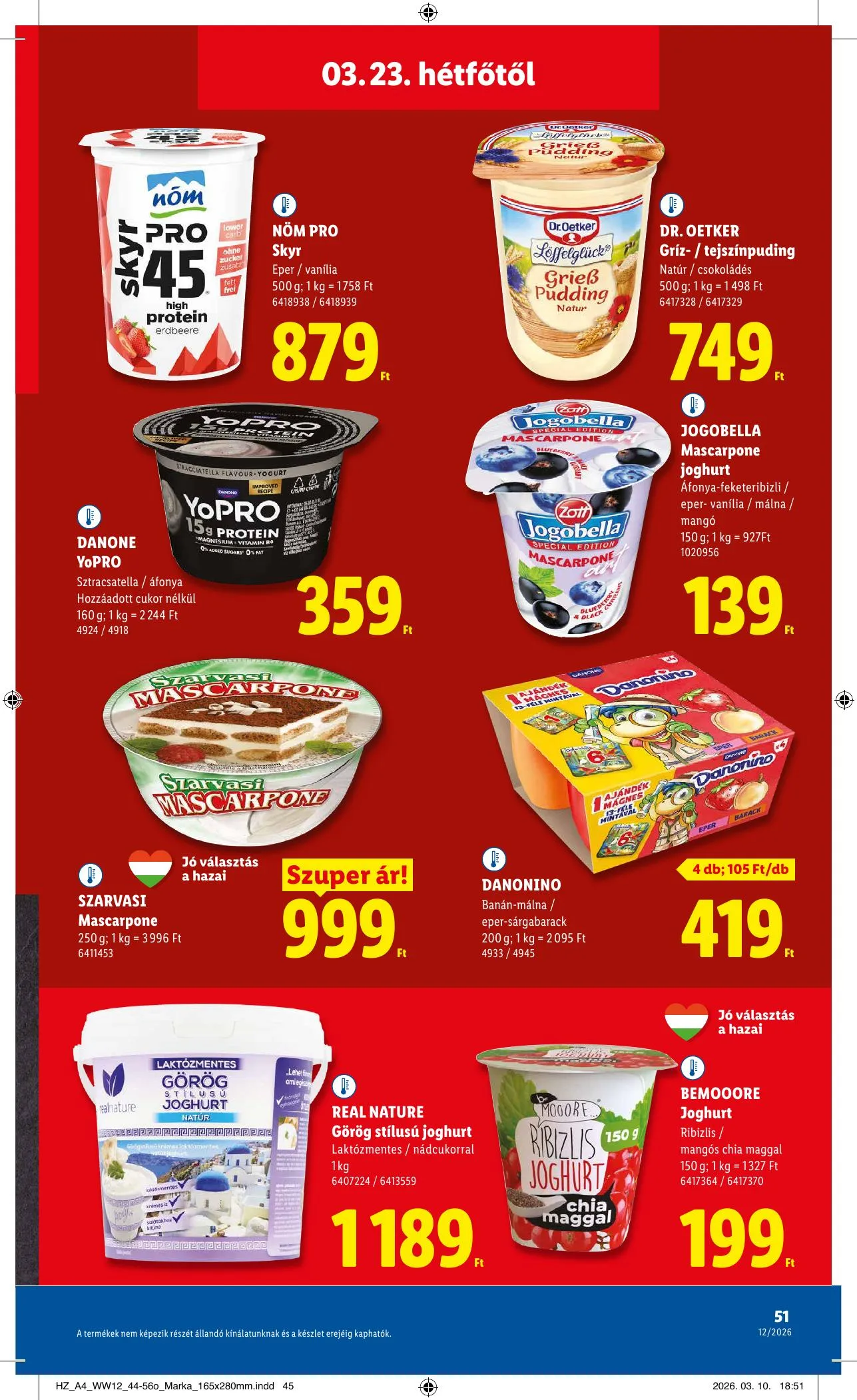 Lidl akciós újság 03.19–03.25 – 51. oldal