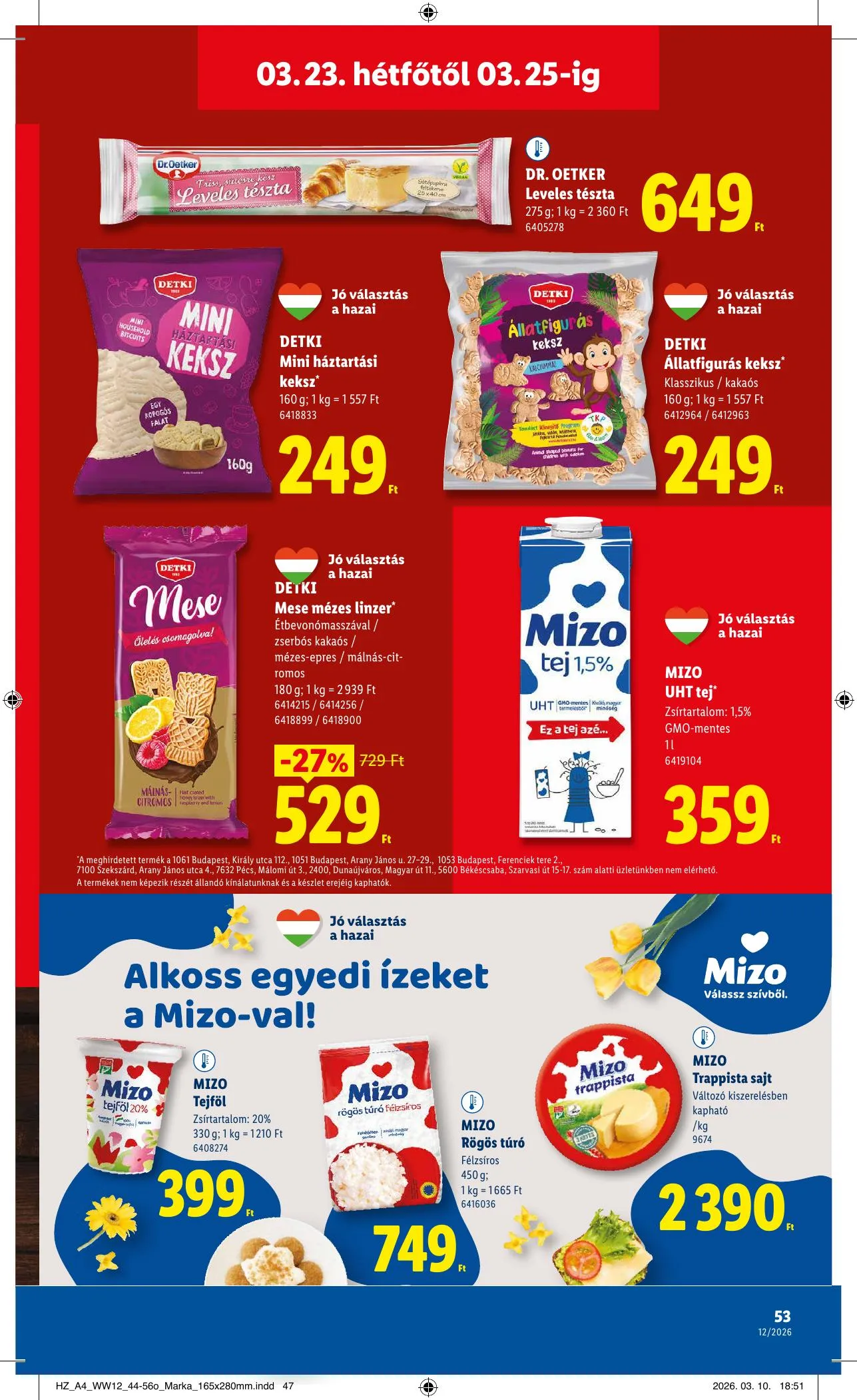 Lidl akciós újság 03.19–03.25 – 53. oldal