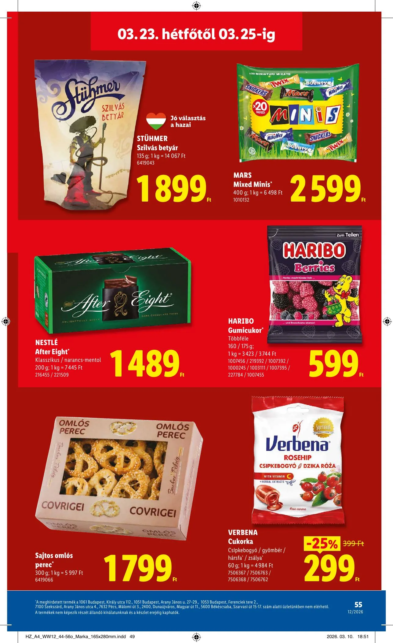 Lidl akciós újság 03.19–03.25 – 55. oldal