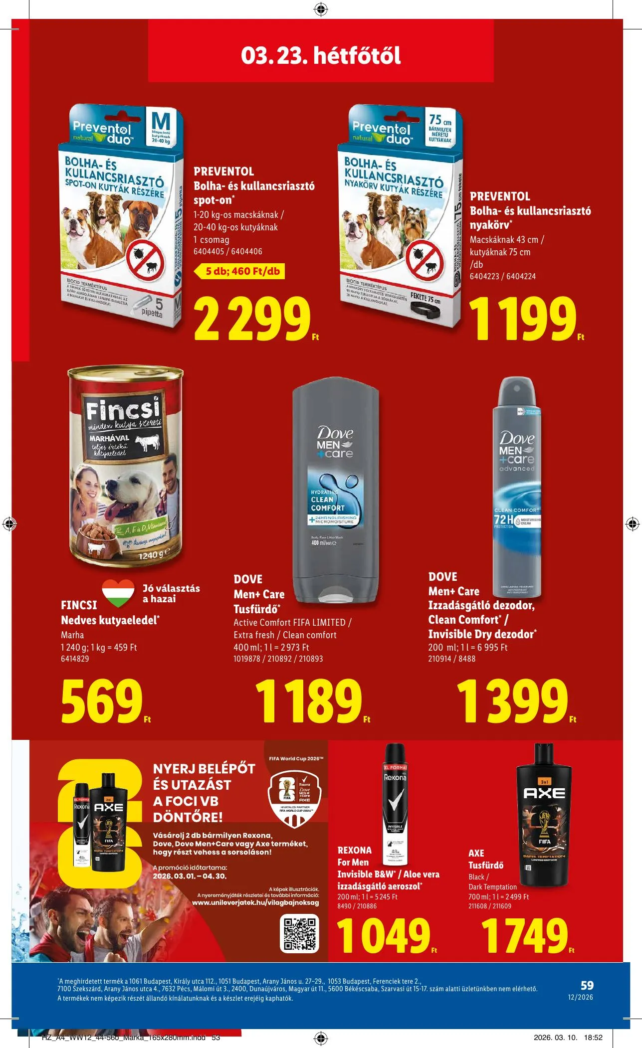 Lidl akciós újság 03.19–03.25 – 59. oldal