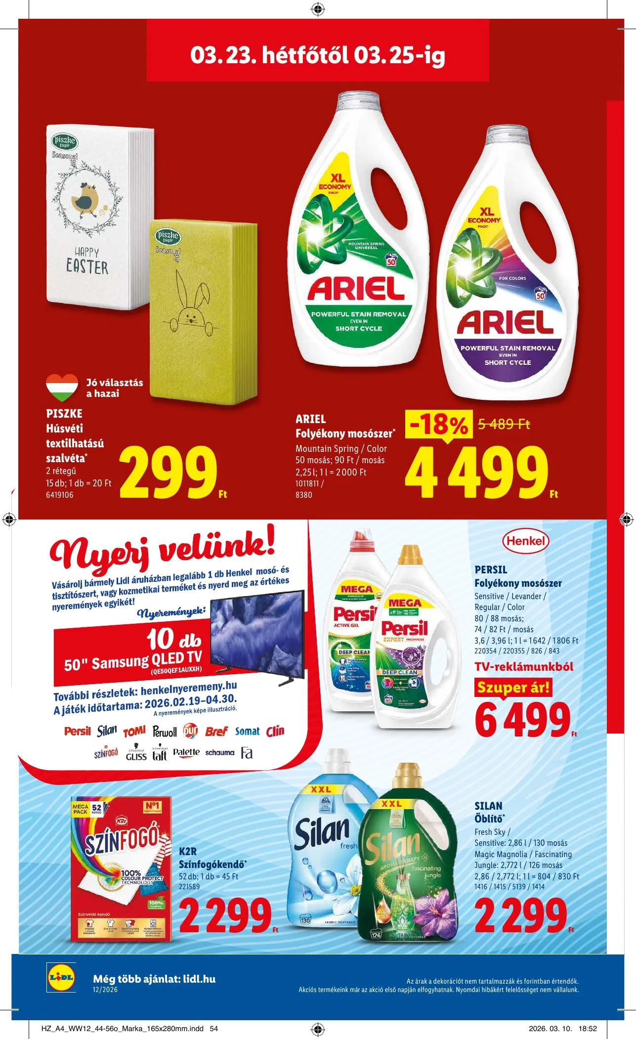 Lidl akciós újság 03.19–03.25 – 60. oldal