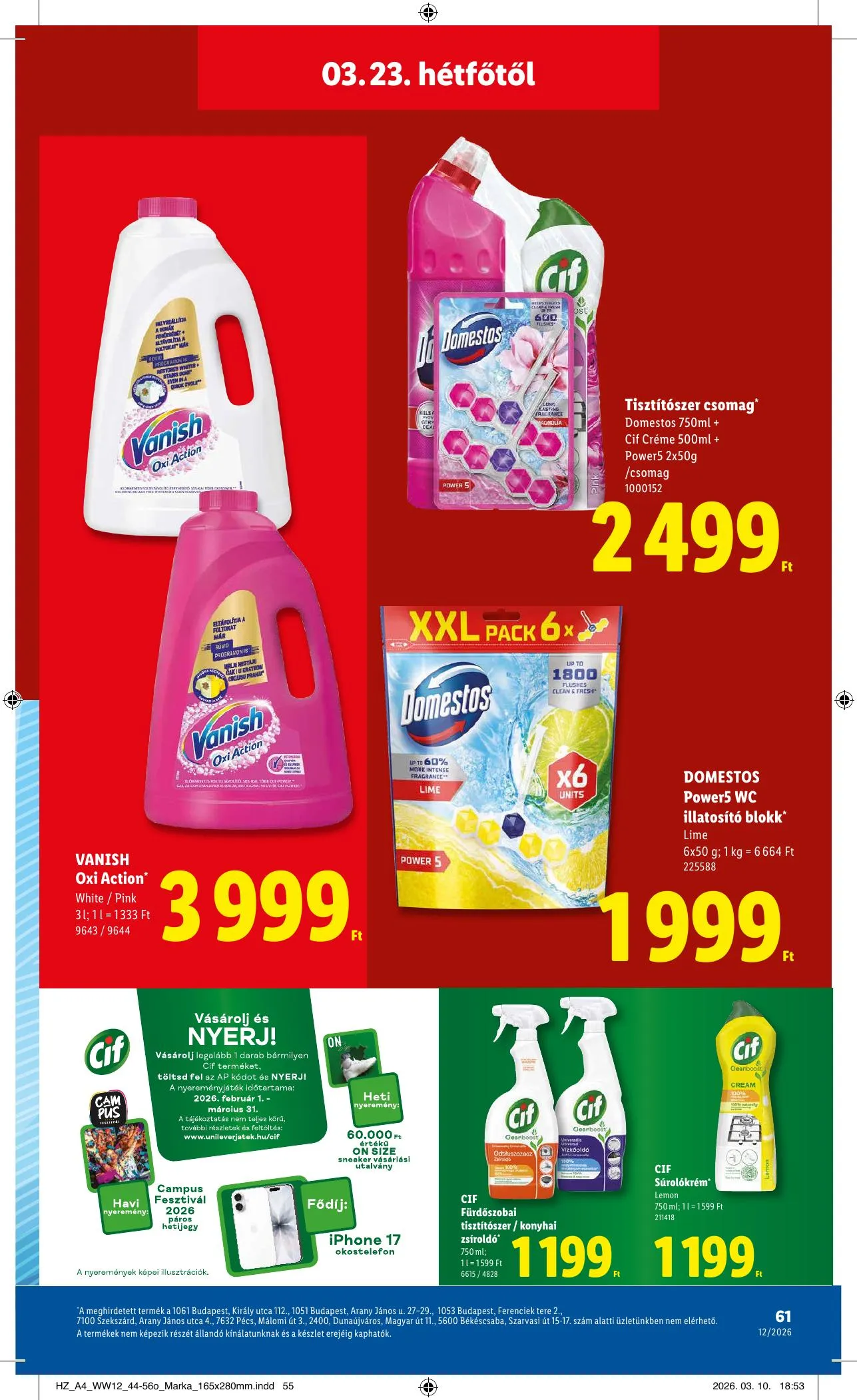 Lidl akciós újság 03.19–03.25 – 61. oldal