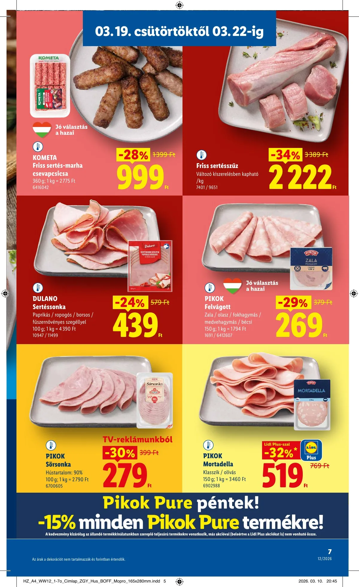 Lidl akciós újság 03.19–03.25 – 7. oldal