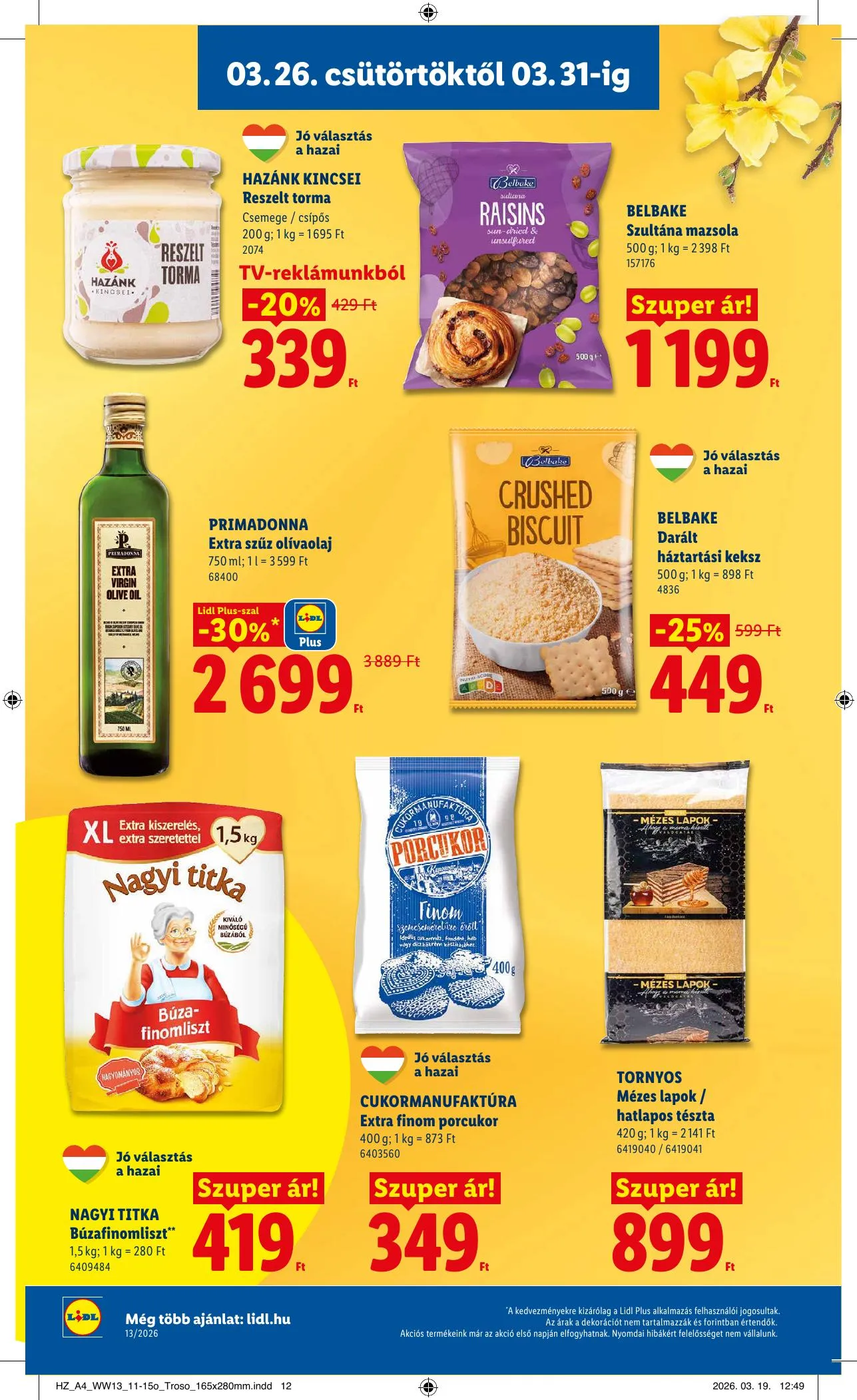 Lidl akciós újság 03.26–03.31 – 14. oldal