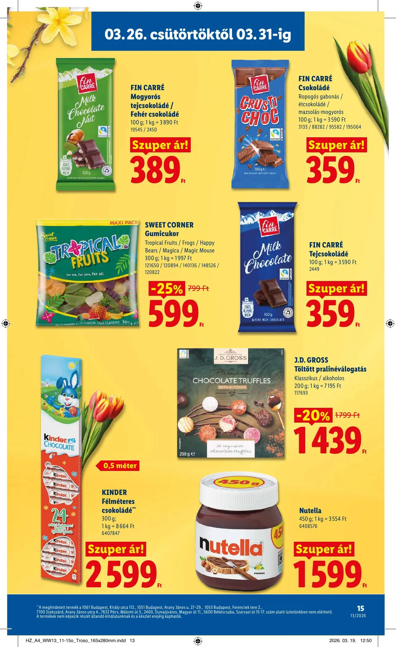 Lidl akciós újság 03.26–03.31 – 15. oldal