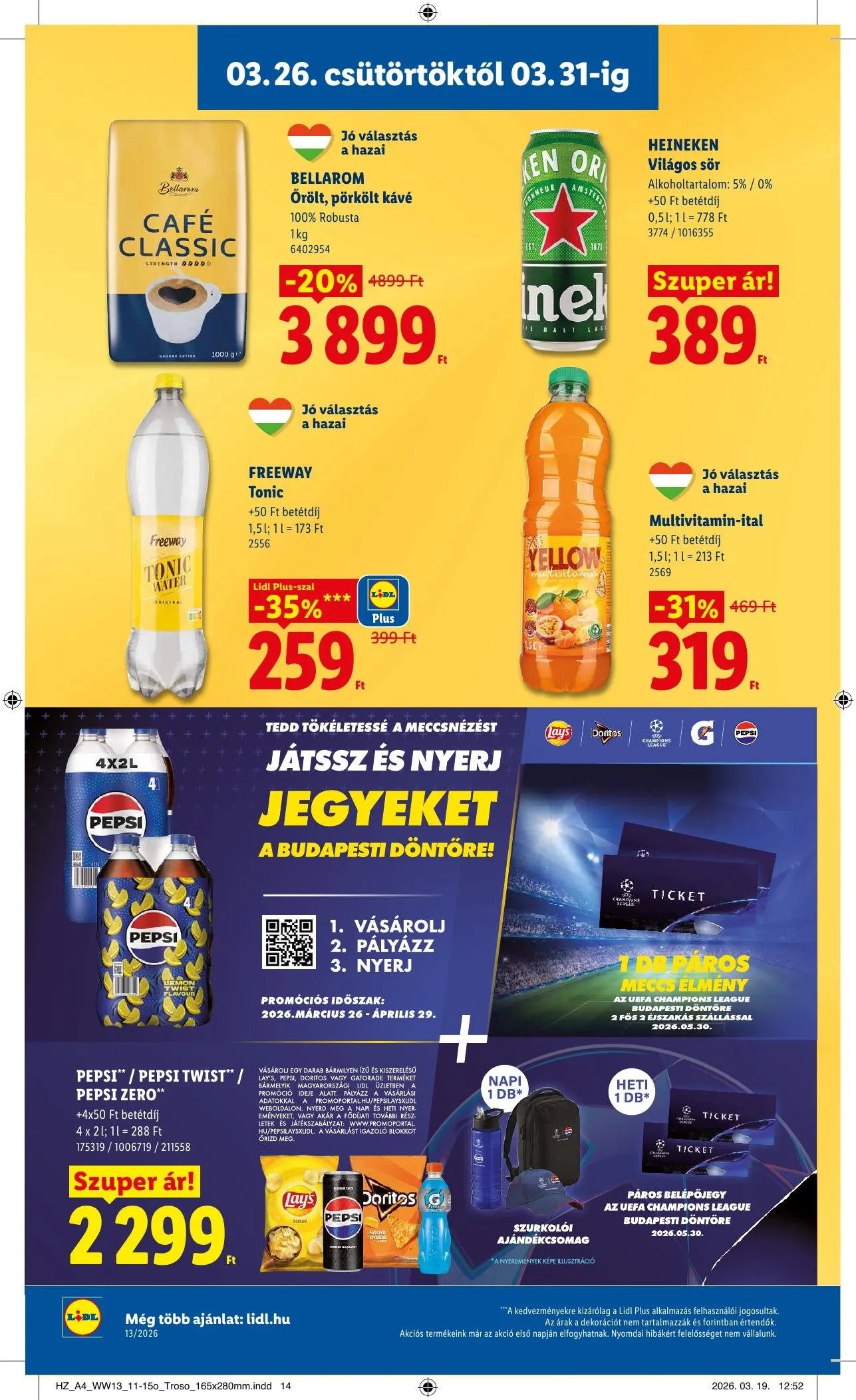 Lidl akciós újság 03.26–03.31 – 16. oldal