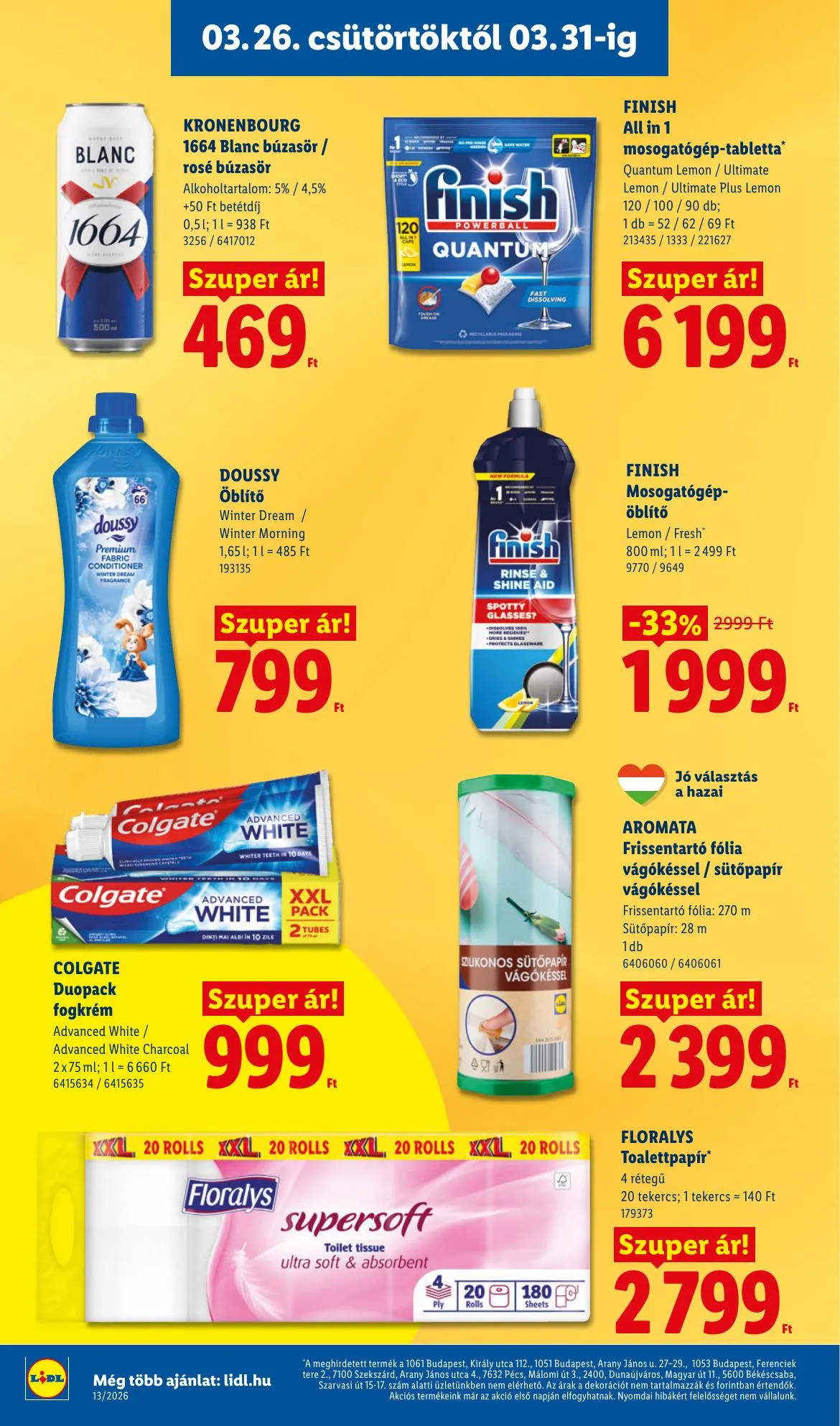 Lidl akciós újság 03.26–03.31 – 20. oldal
