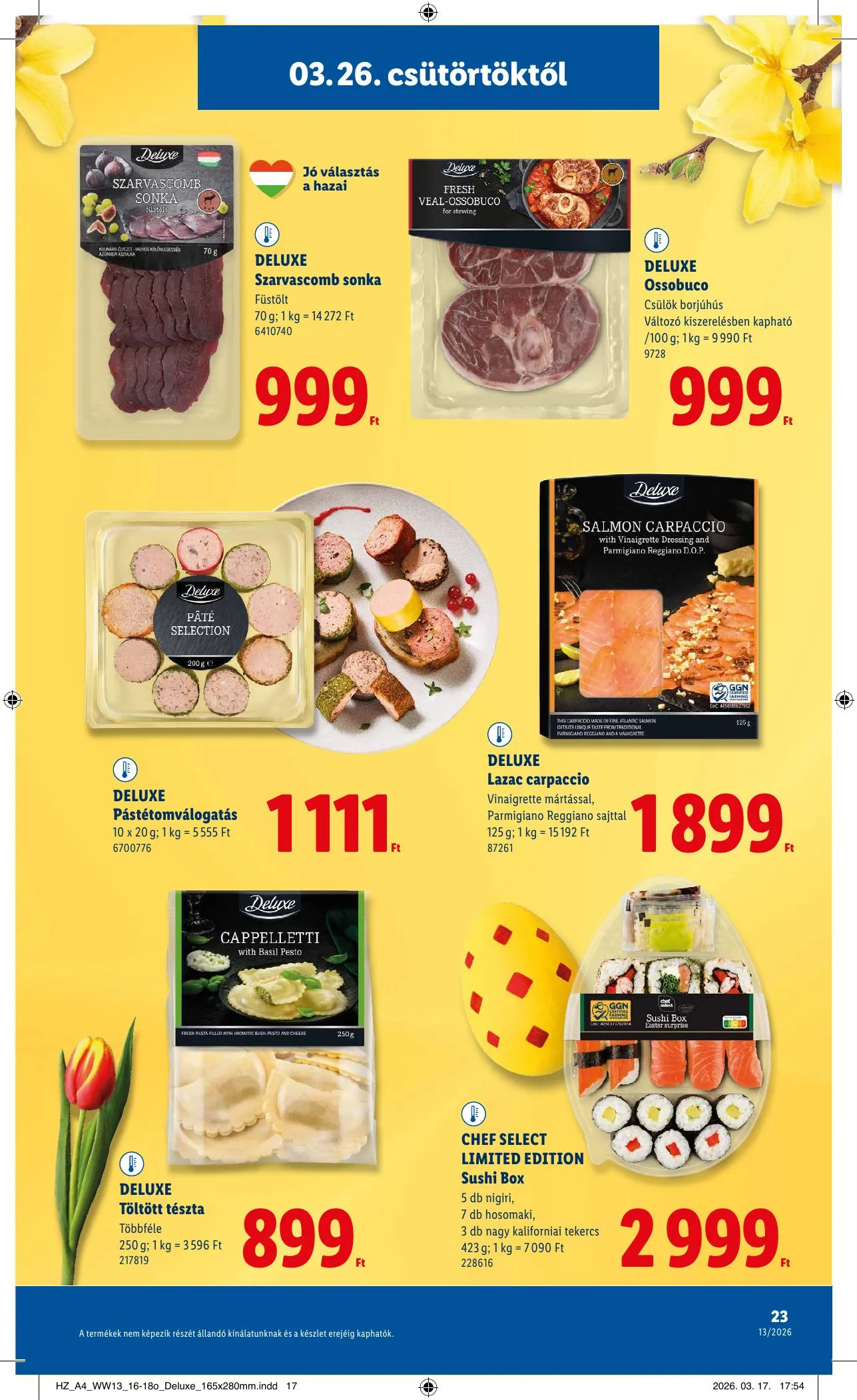 Lidl akciós újság 03.26–03.31 – 23. oldal