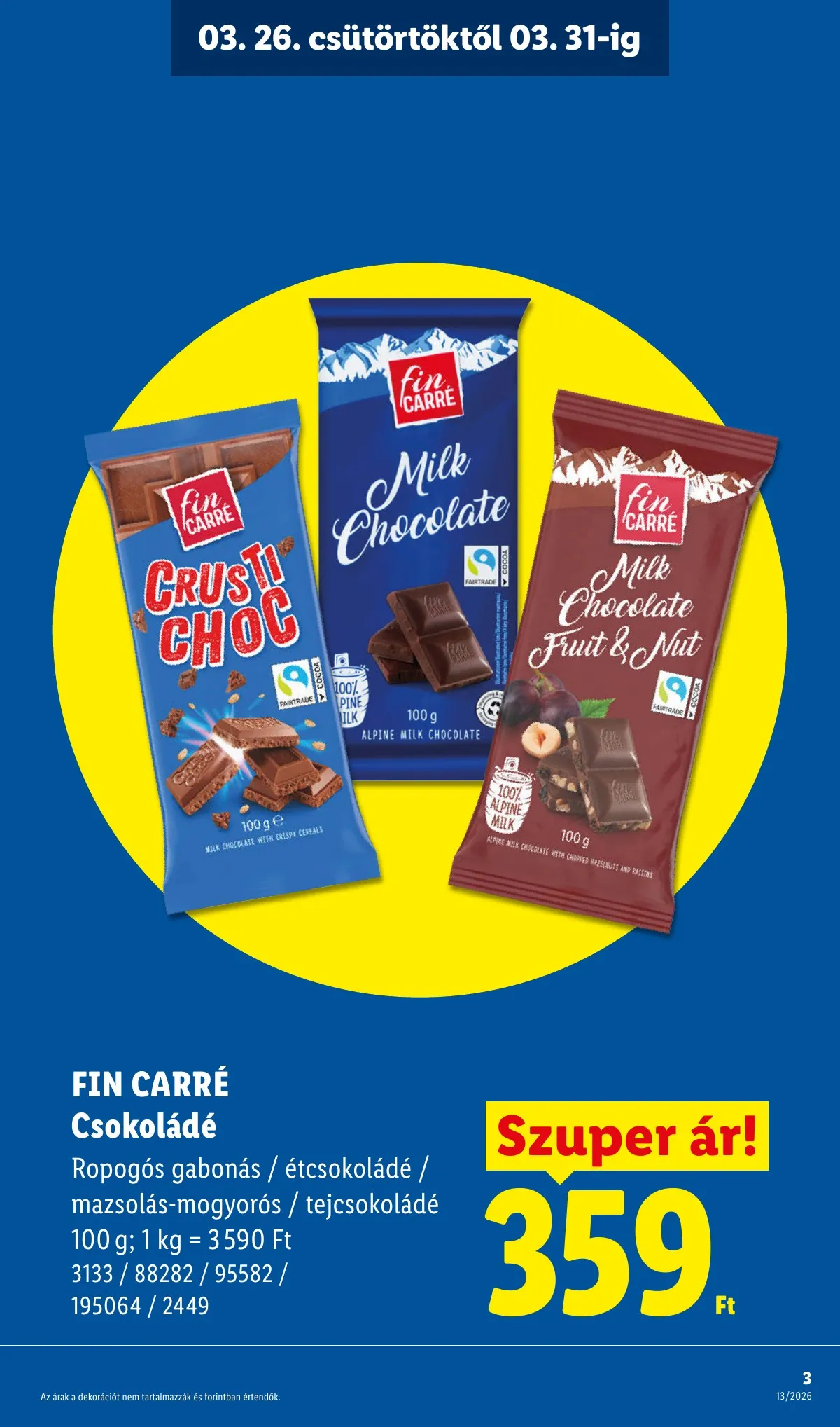 Lidl akciós újság 03.26–03.31 – 3. oldal