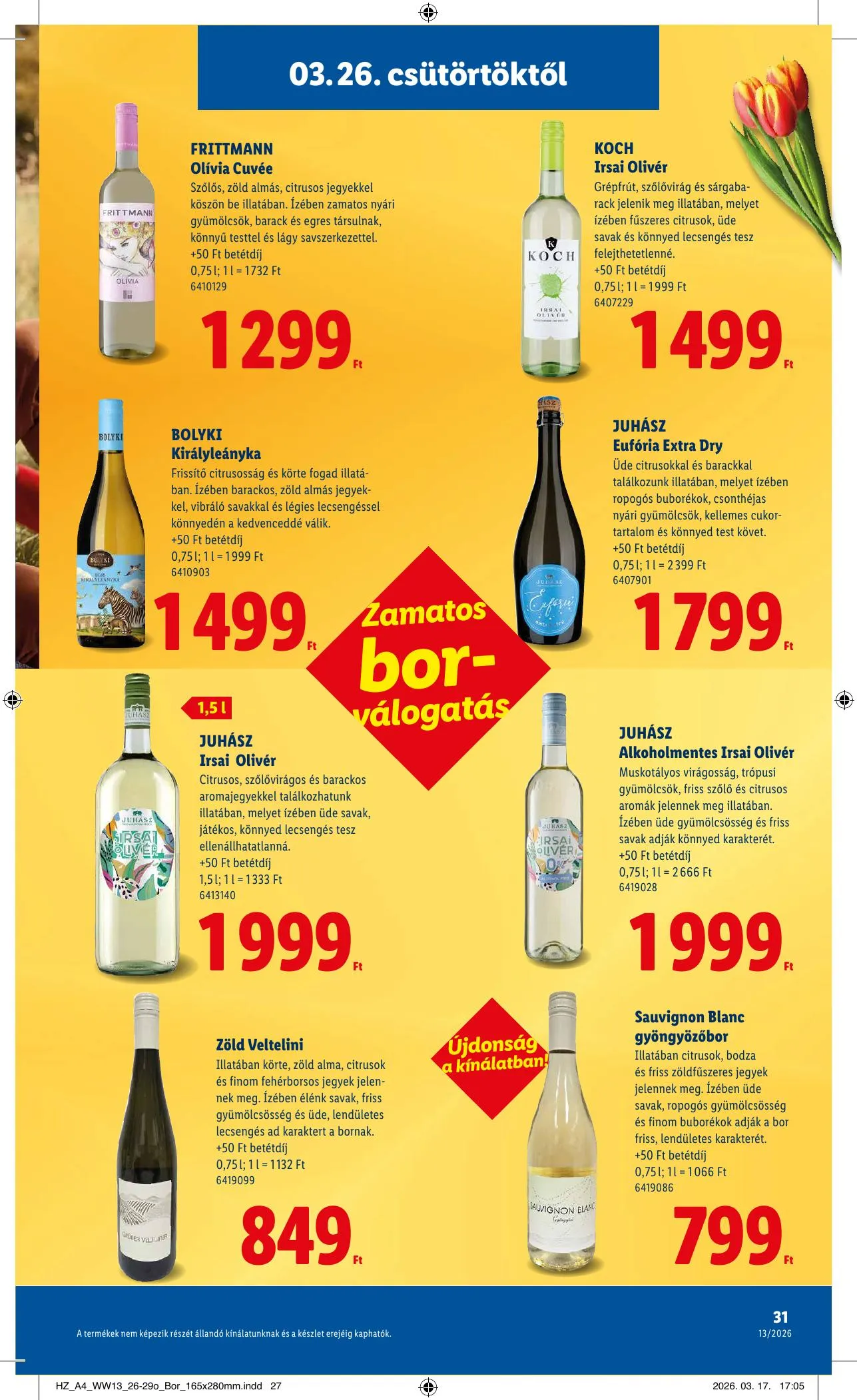 Lidl akciós újság 03.26–03.31 – 31. oldal
